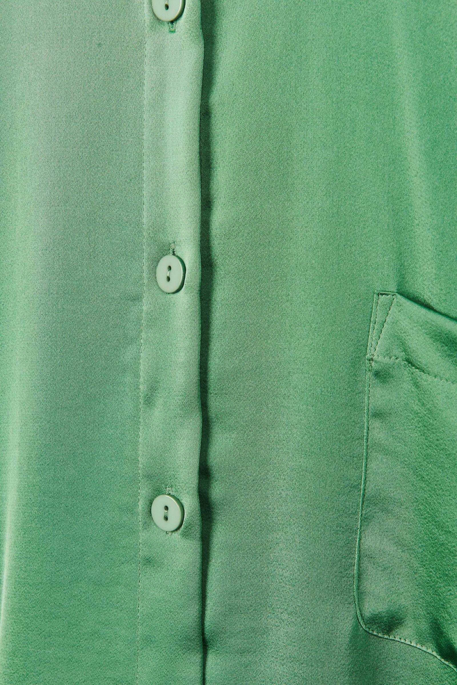 CKS Dames - WAZNA - Bluse Kurze Ärmel - Grün