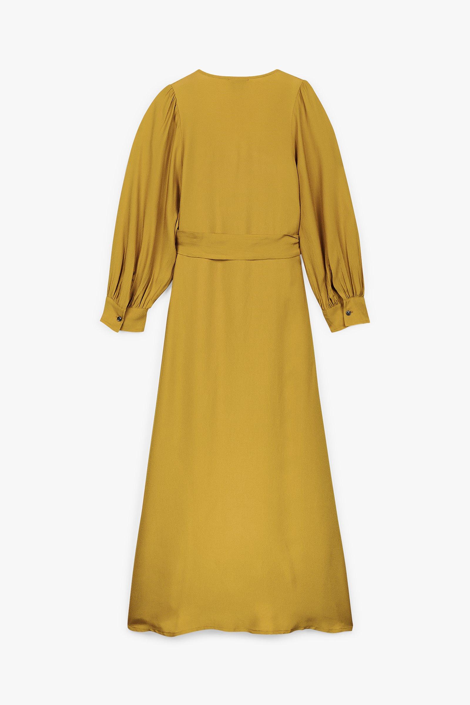 CKS Dames - MICKOS - robe midi - jaune foncé