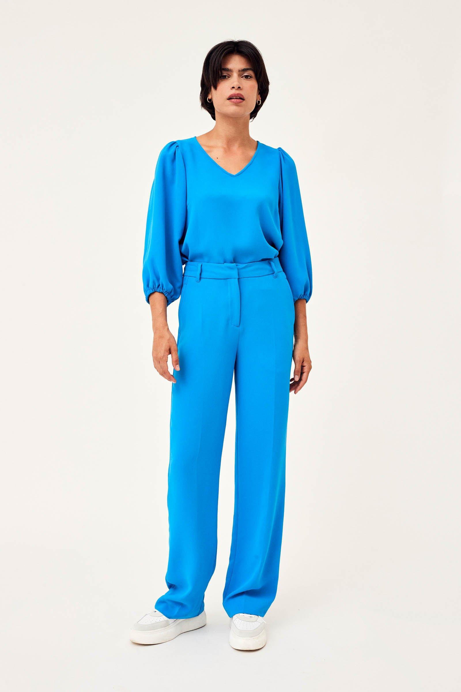 CKS Dames - TONKSA - pantalon long - bleu