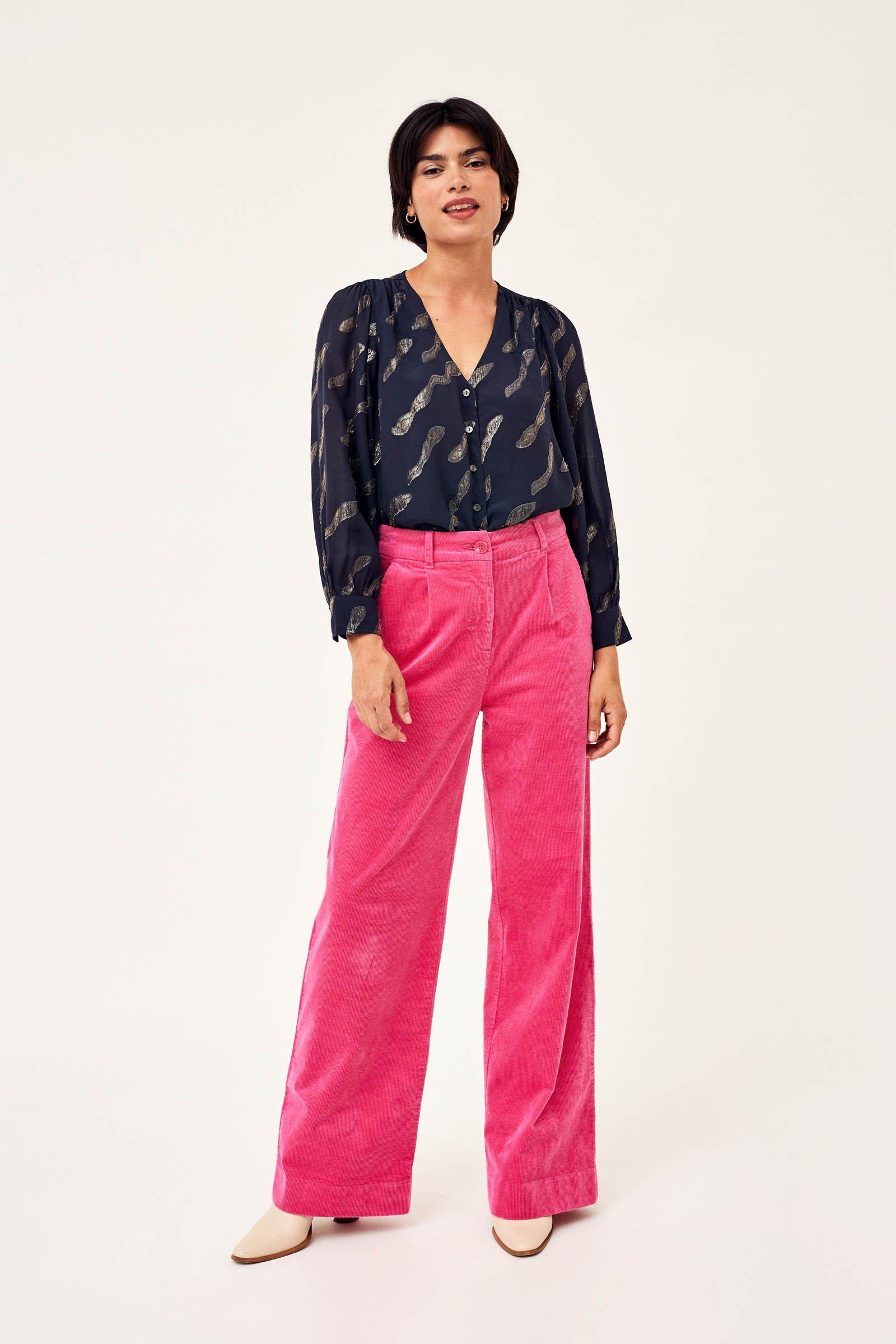 CKS Dames - RODA - long trouser - bright pink