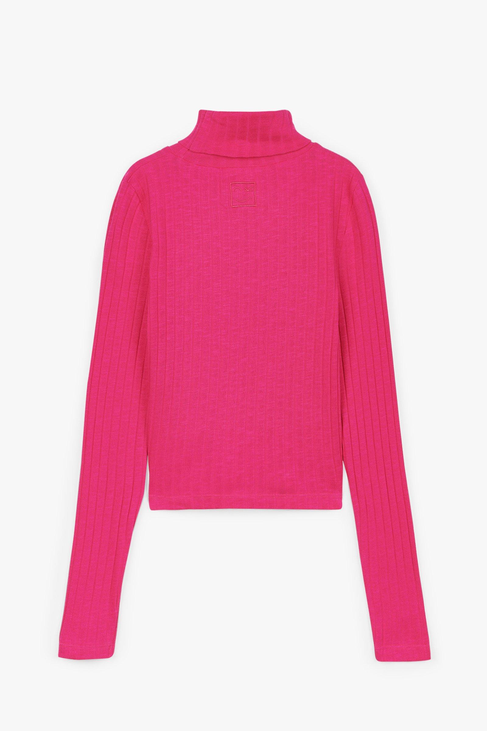 CKS Teens - DISCY - col roulé - rose vif