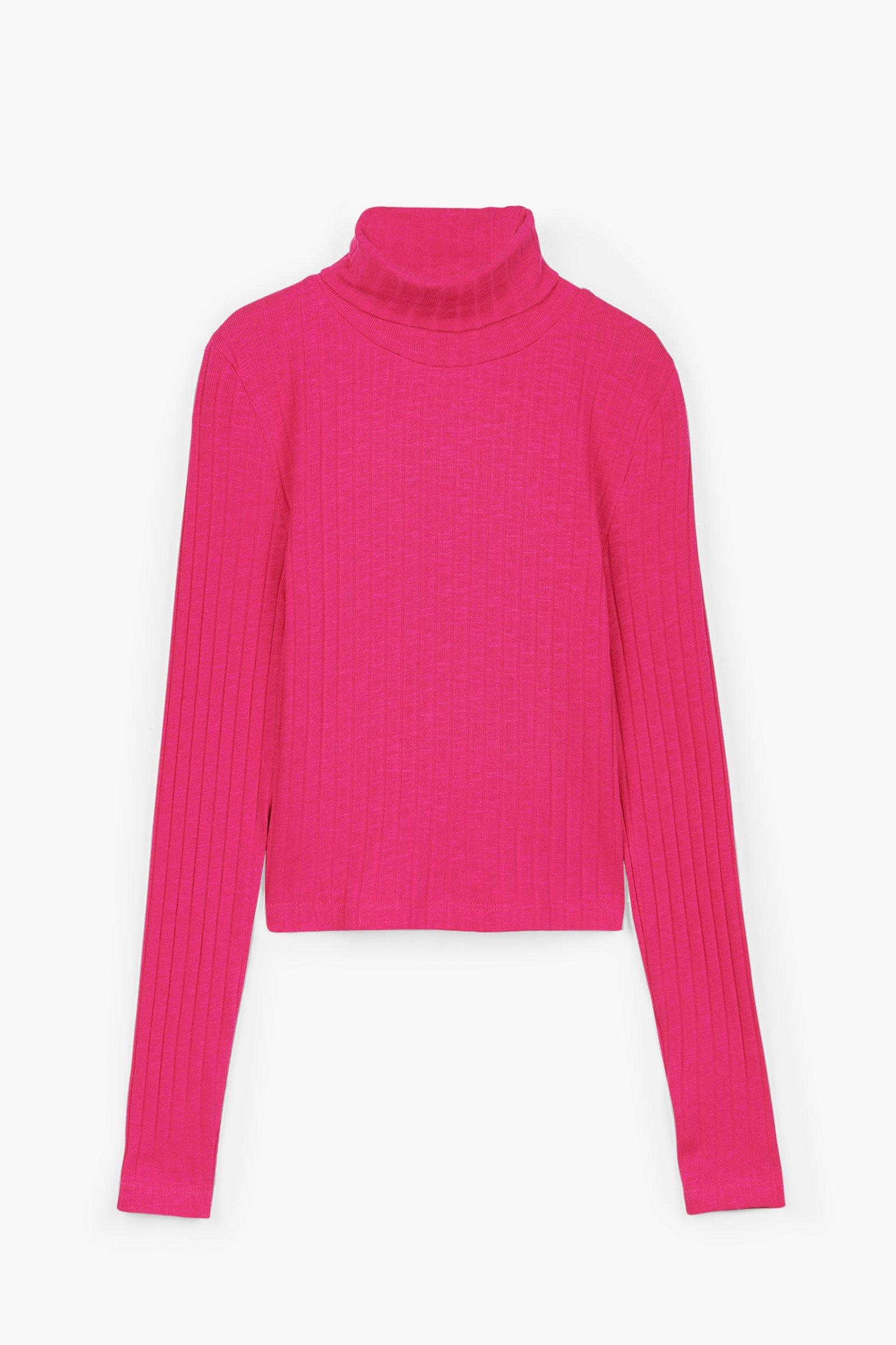 CKS Teens - DISCY - turtleneck - bright pink