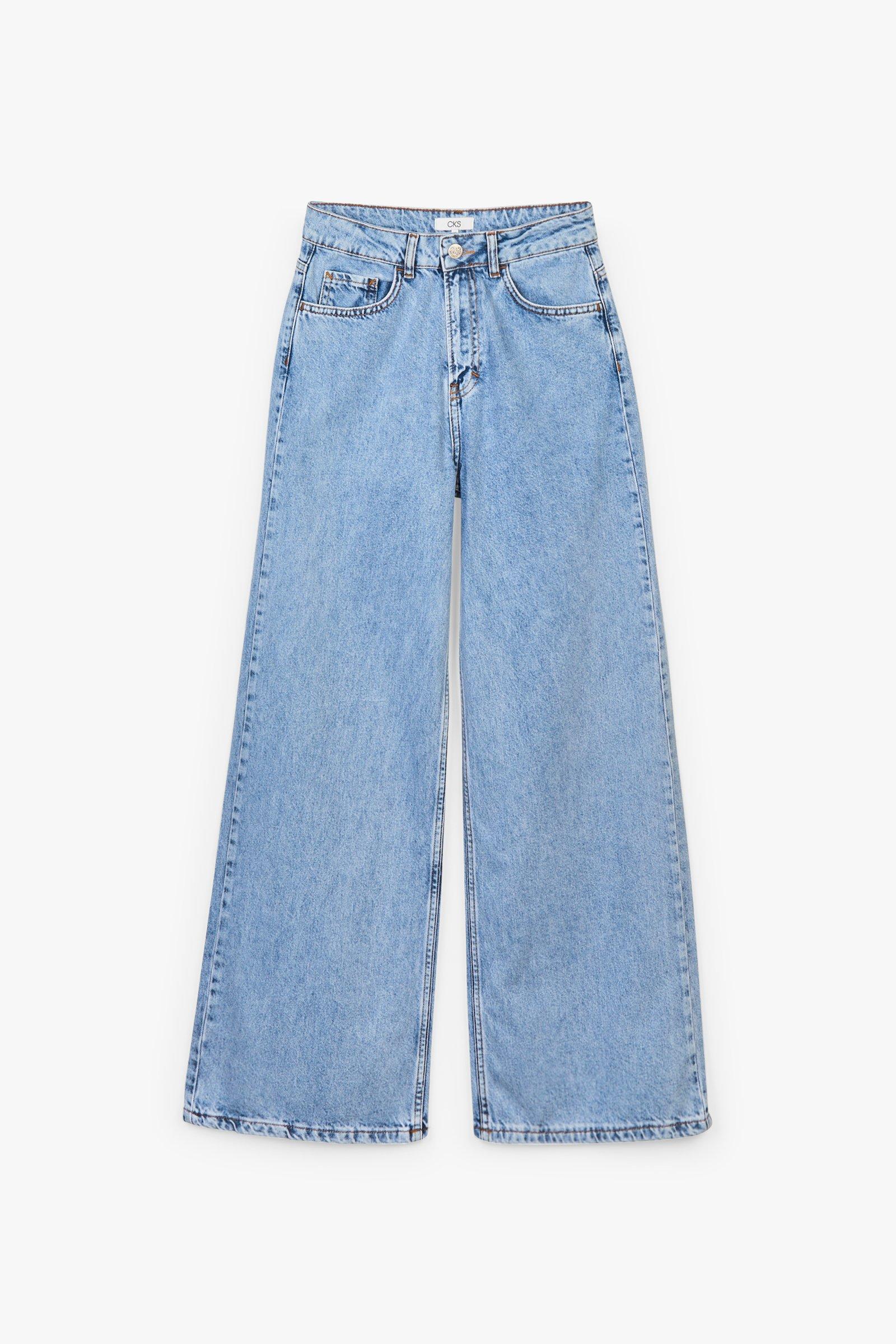 CKS Teens - PALAZZOLONG - lange jeans - lichtblauw