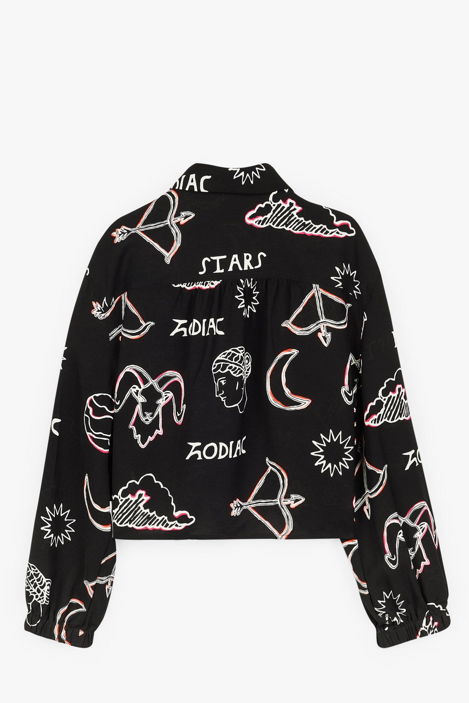 CKS Teens - DARLING - chemisier à manches courtes - noir