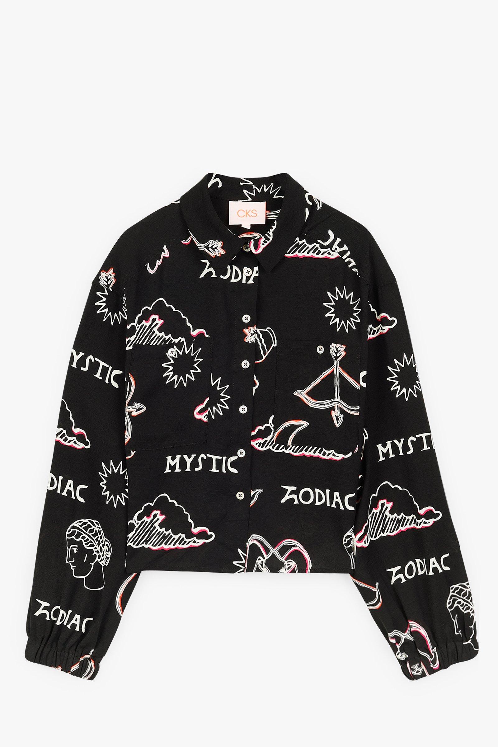 CKS Teens - DARLING - chemisier à manches courtes - noir