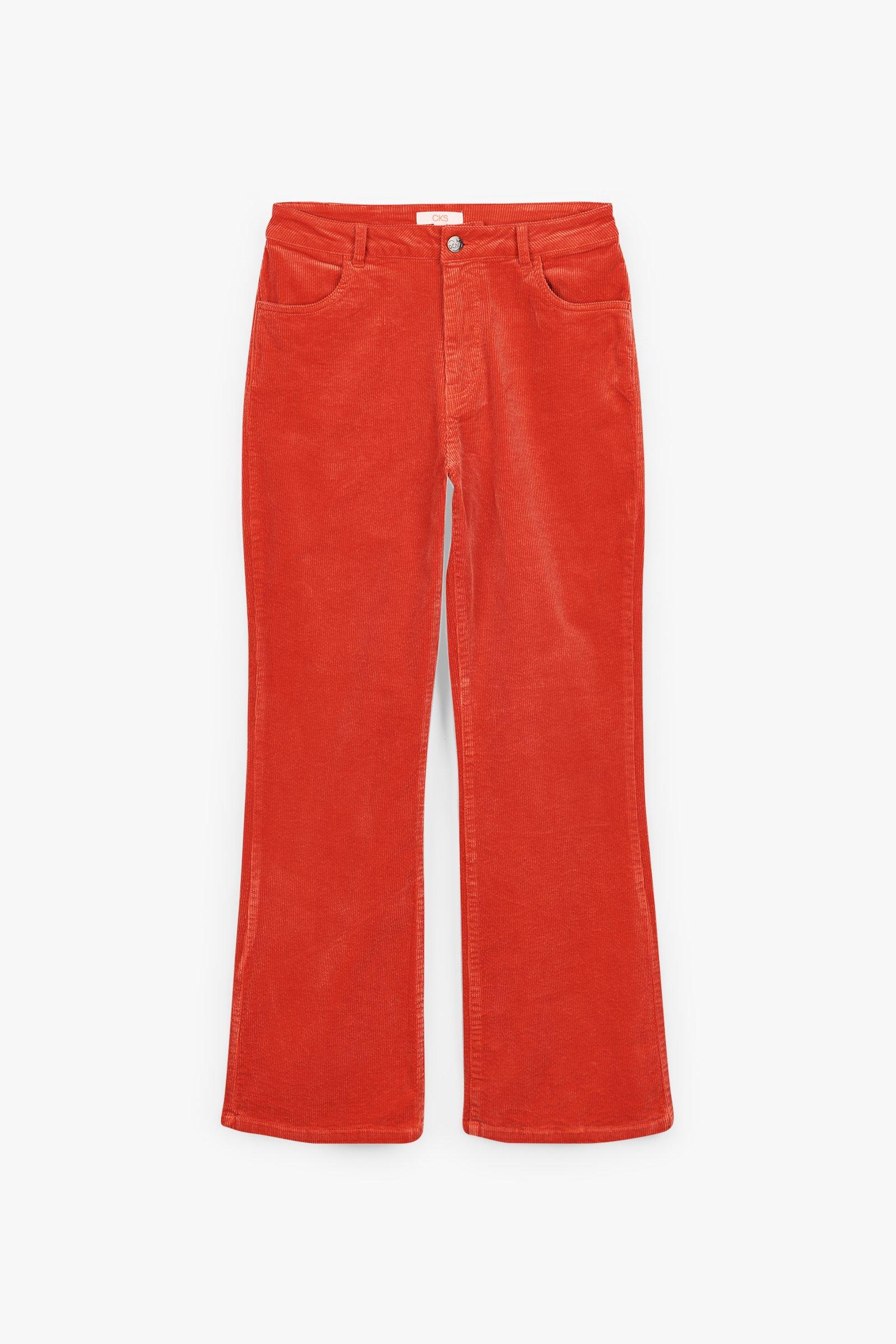 CKS Teens - GLIMMERFLARE - lange broek - oranje