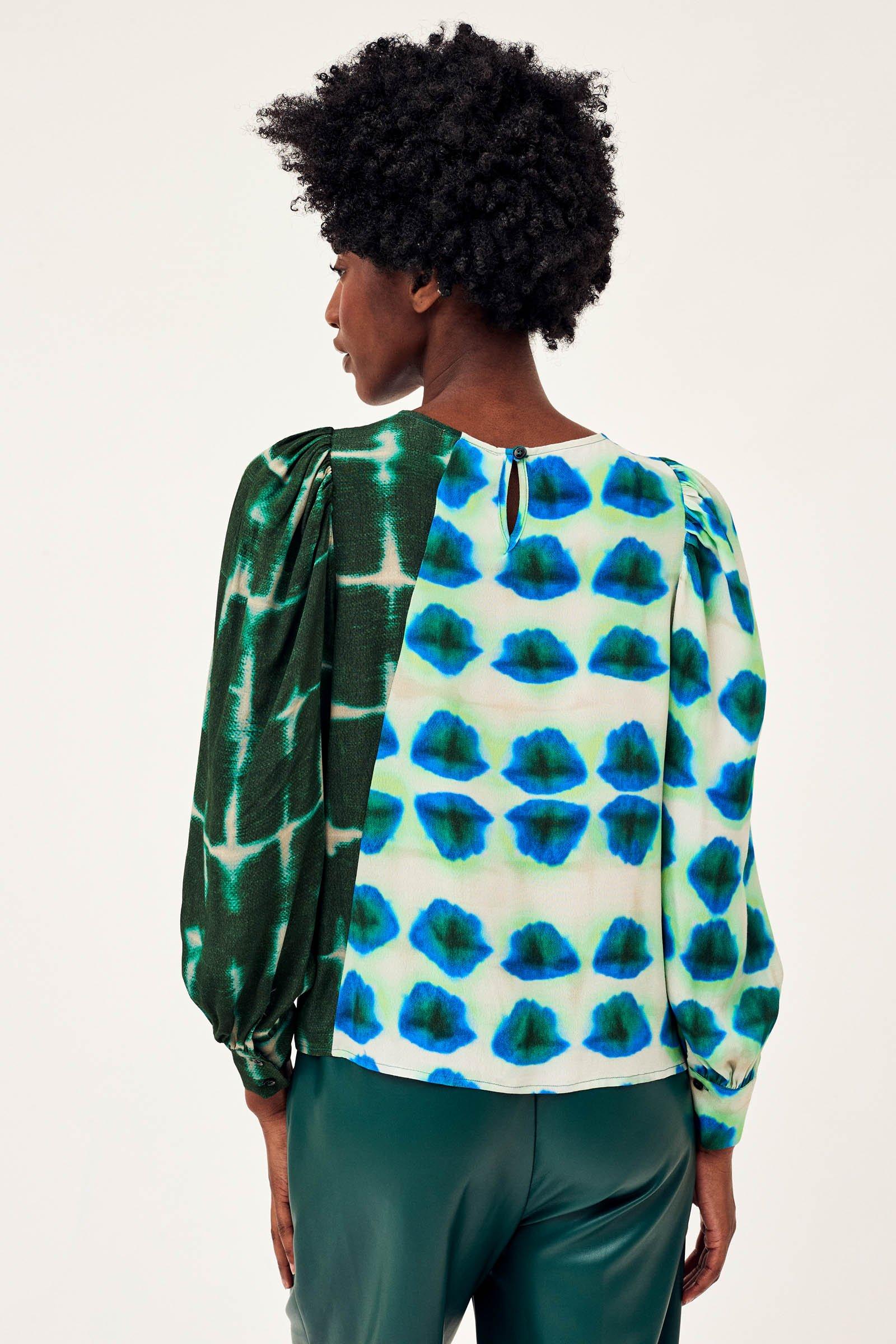 CKS Dames - AVORYS - blouse korte mouwen - khaki