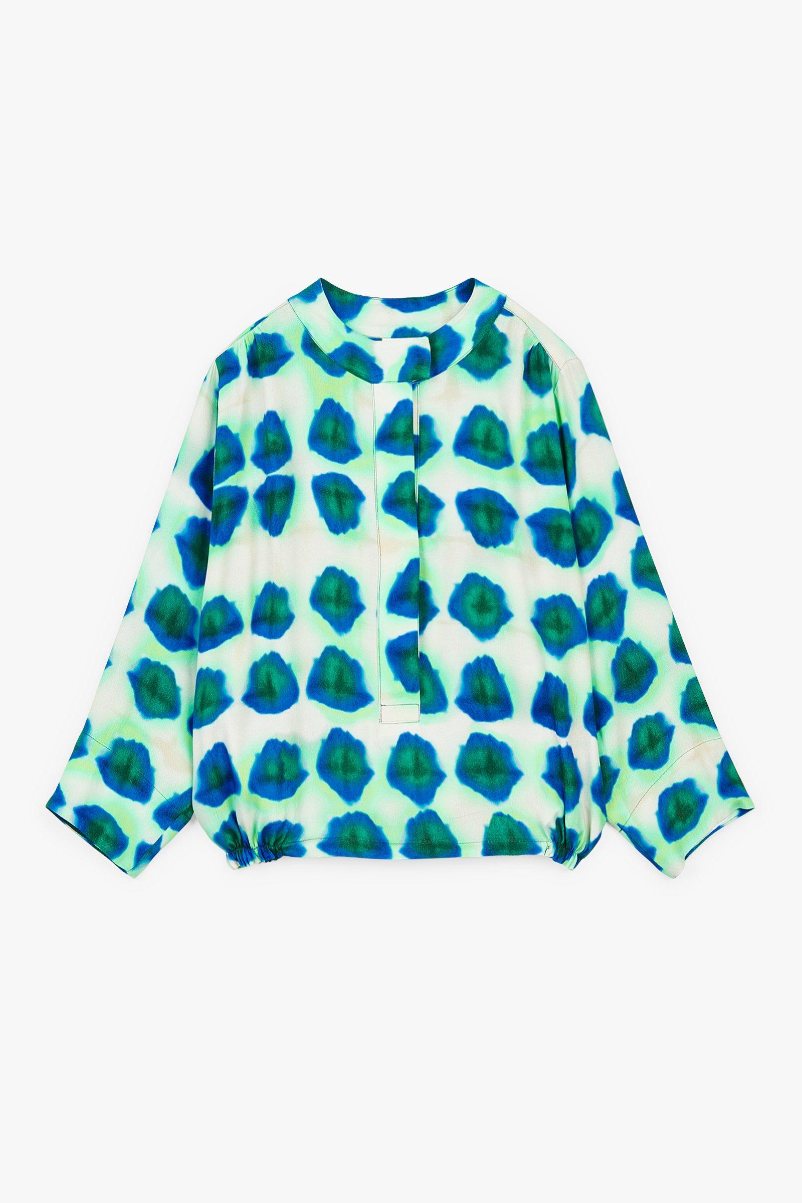CKS Dames - LAREDO - blouse short sleeves - dark green