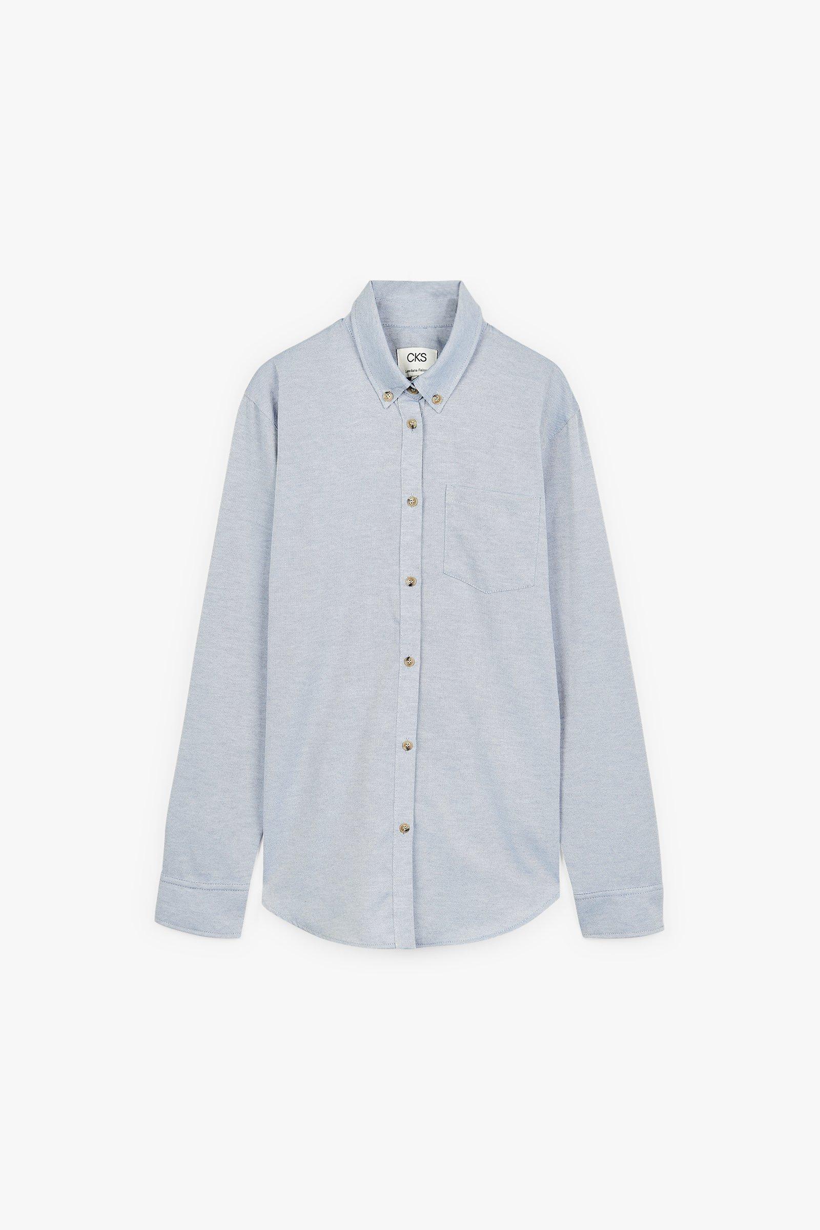 CKS Dames - ADA - shirt long sleeves - light blue