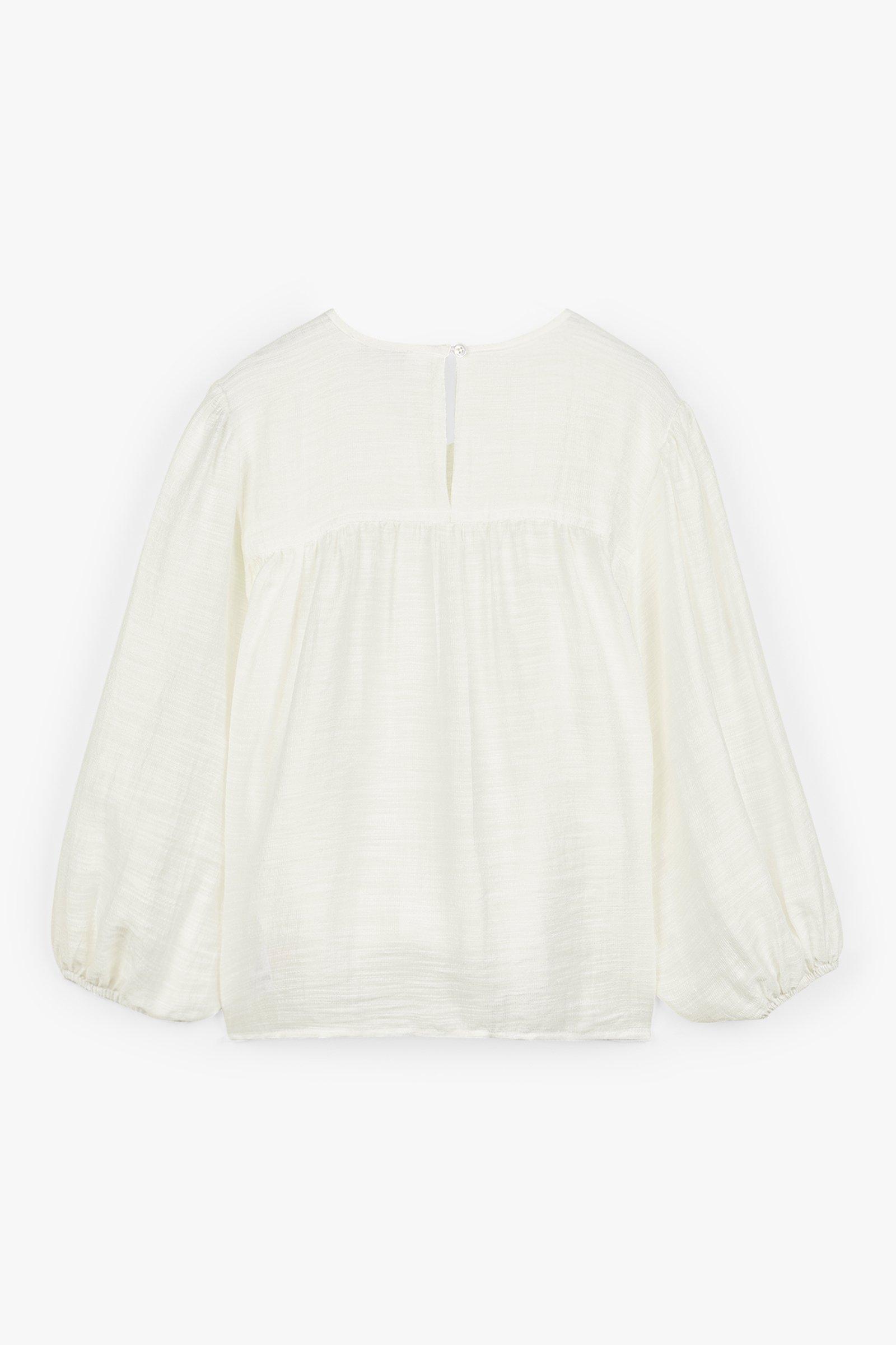 CKS Dames - AMY - blouse korte mouwen - wit