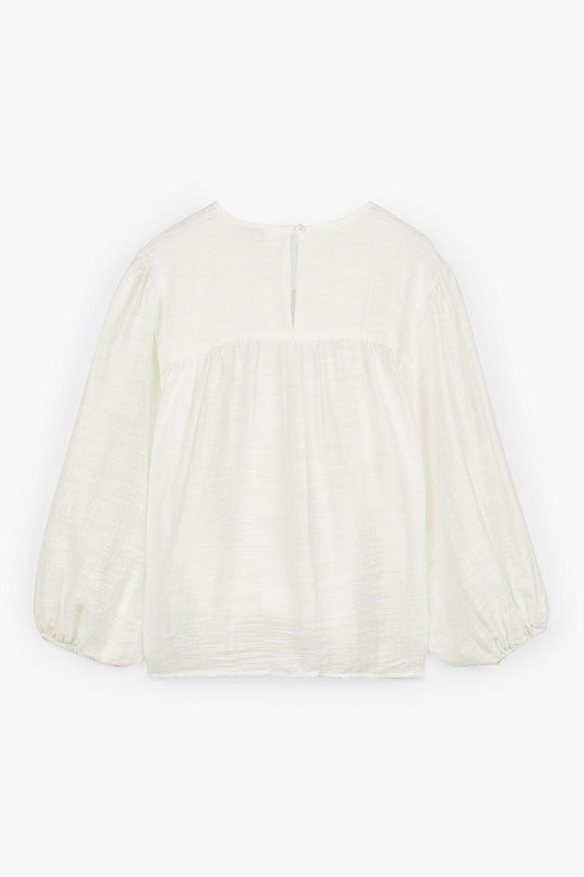 CKS Dames - AMY - blouse lange mouwen - wit
