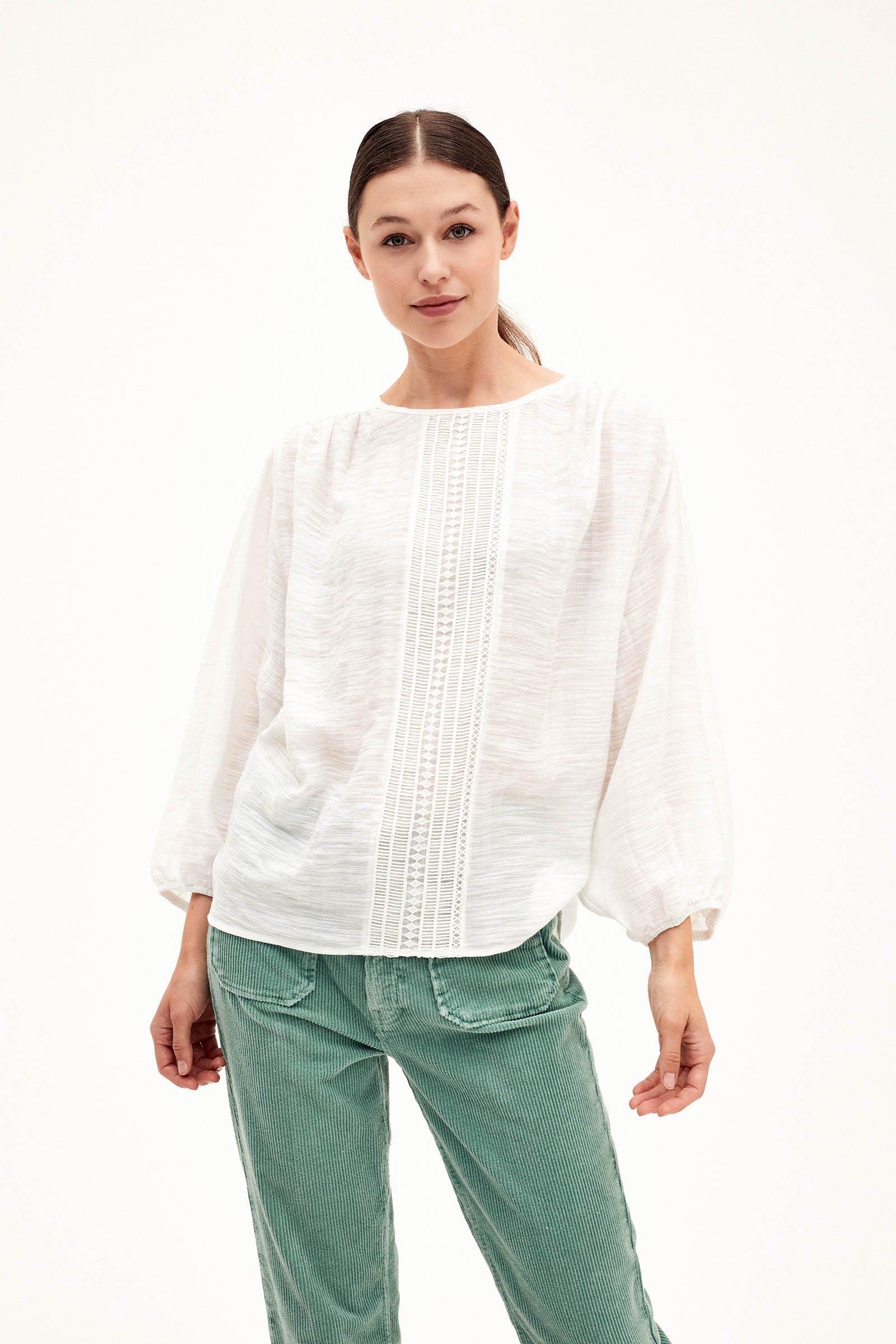 CKS Dames - AMY - blouse short sleeves - white