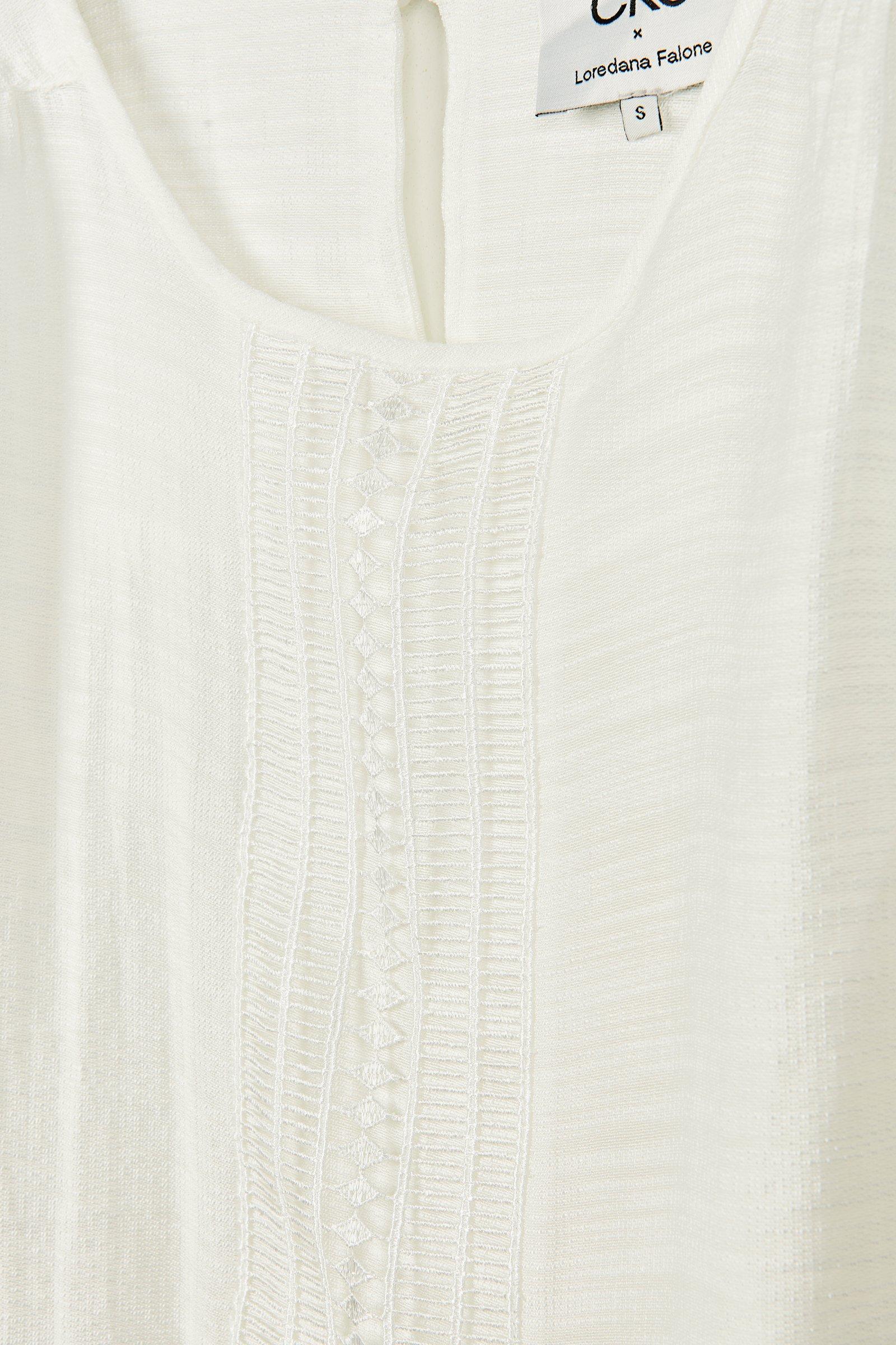 CKS Dames - AMY - blouse korte mouwen - wit