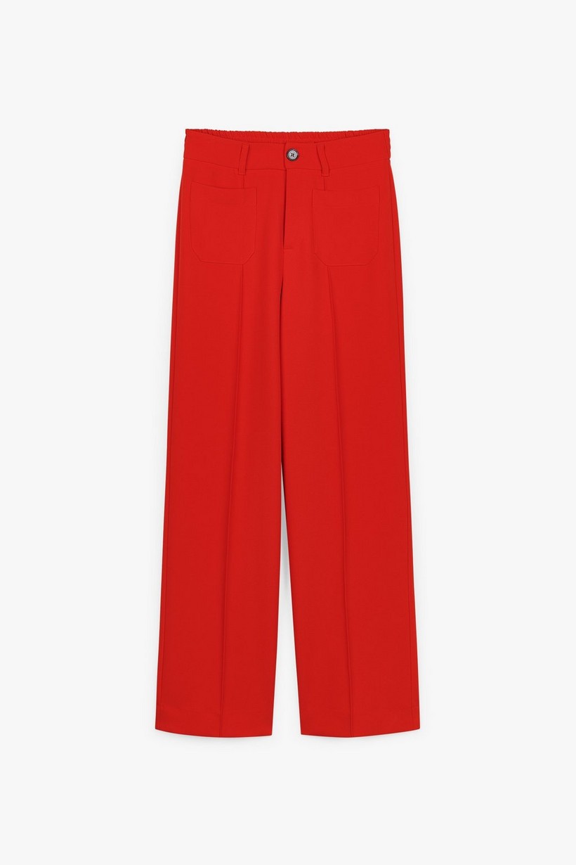 CKS Dames - THIBI - long trouser - red