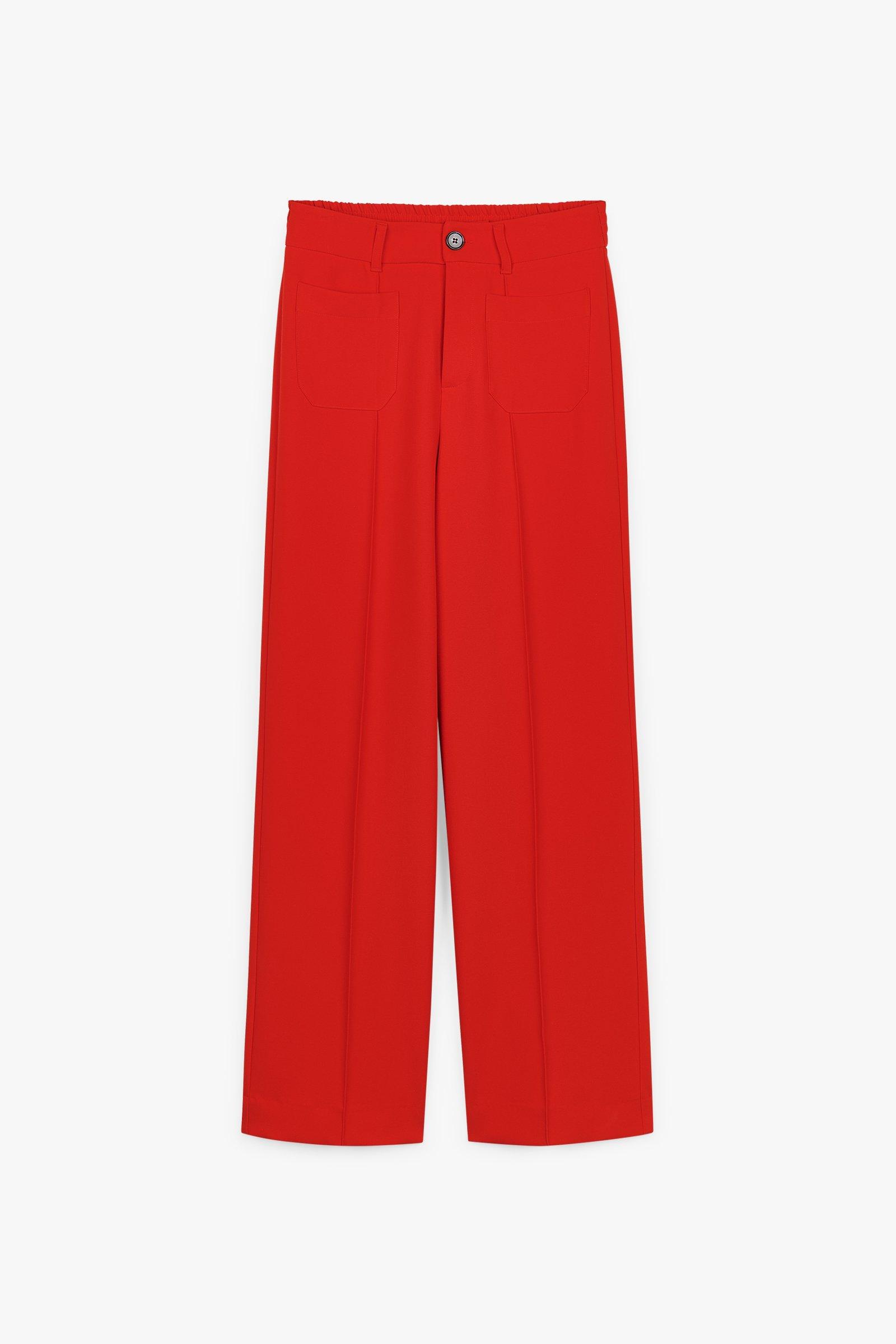 CKS Dames - THIBI - long trouser - red