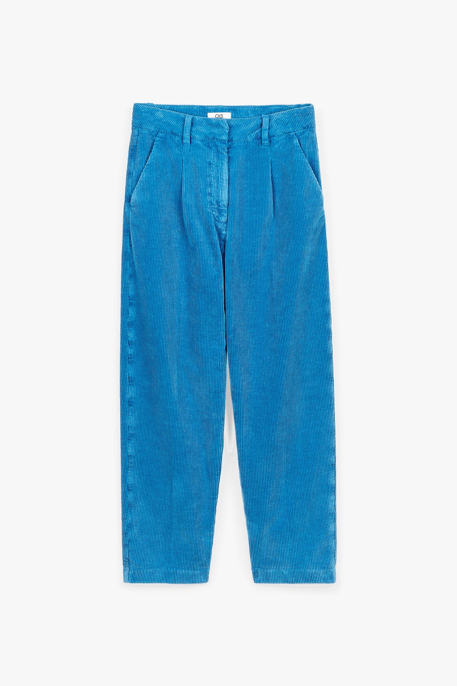 CKS Dames - LAHTI - pantalon à la cheville - bleu