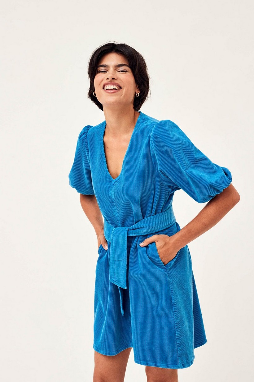 CKS Dames - ELLYS - robe courte - bleu