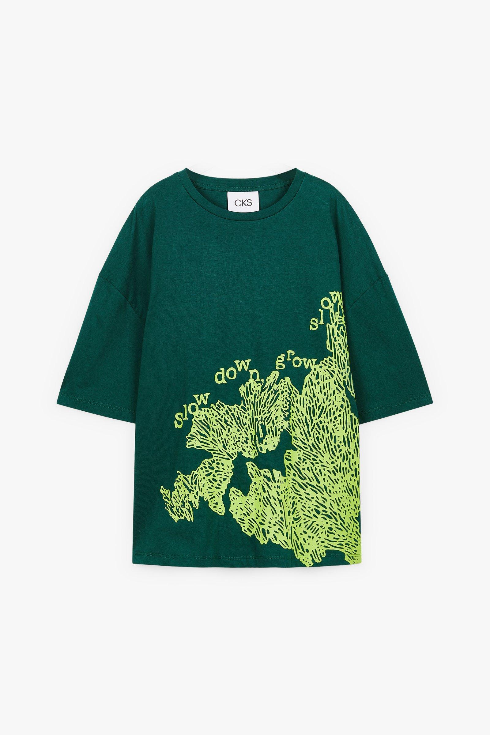 CKS Dames - SELDA - T-Shirt Kurzarm - Grün