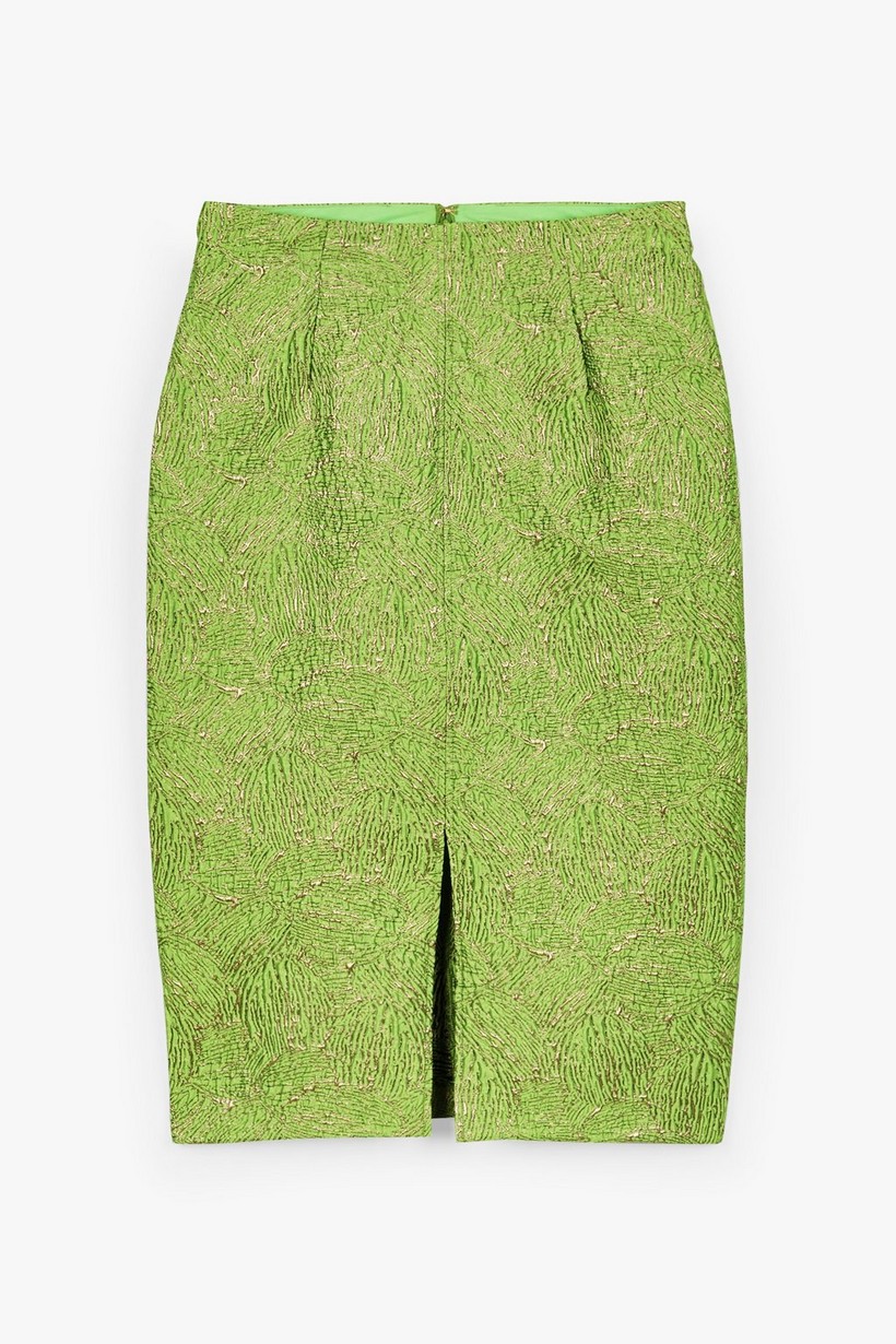 CKS Dames - ANNABELLE - midi skirt - light green