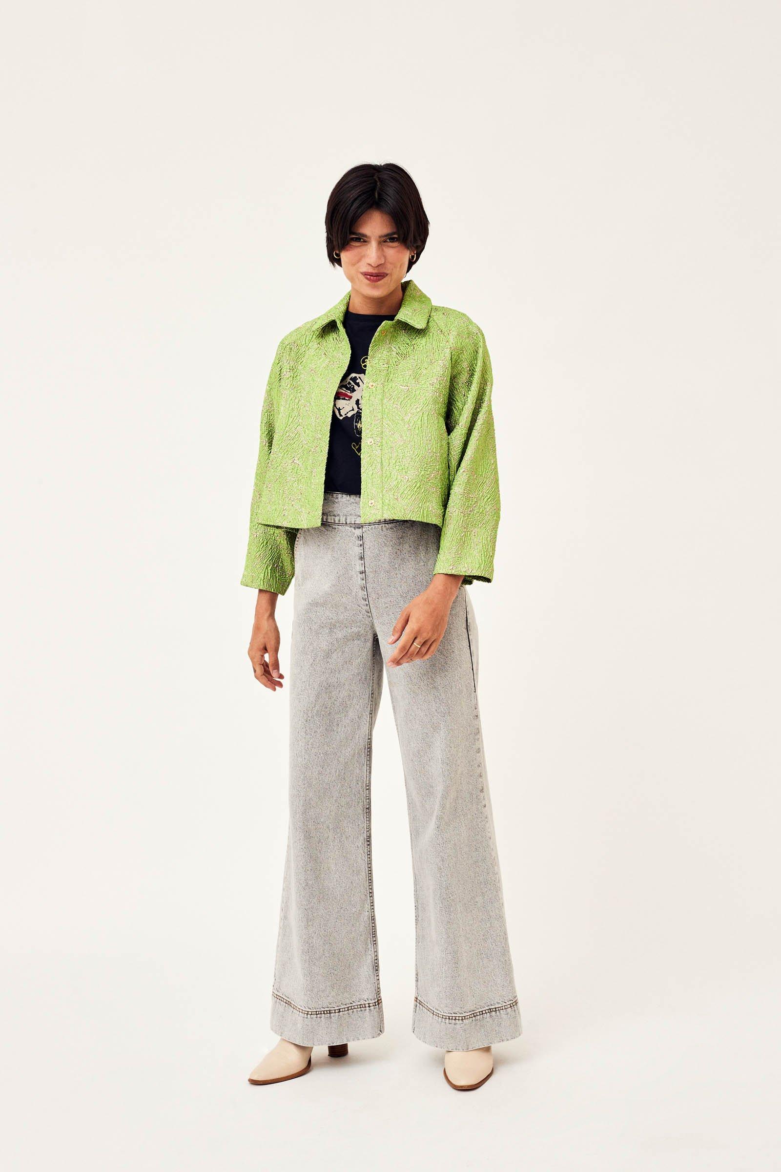 CKS Dames - BAIRA - veste fantaisie - vert clair