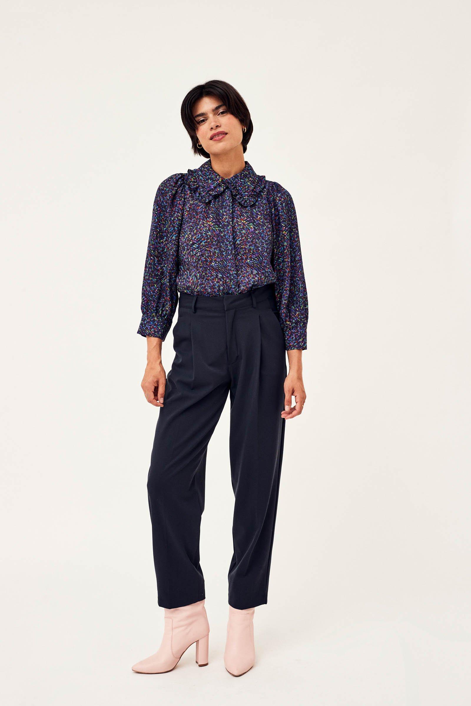 CKS Dames - LAHTI - ankle trousers - dark blue