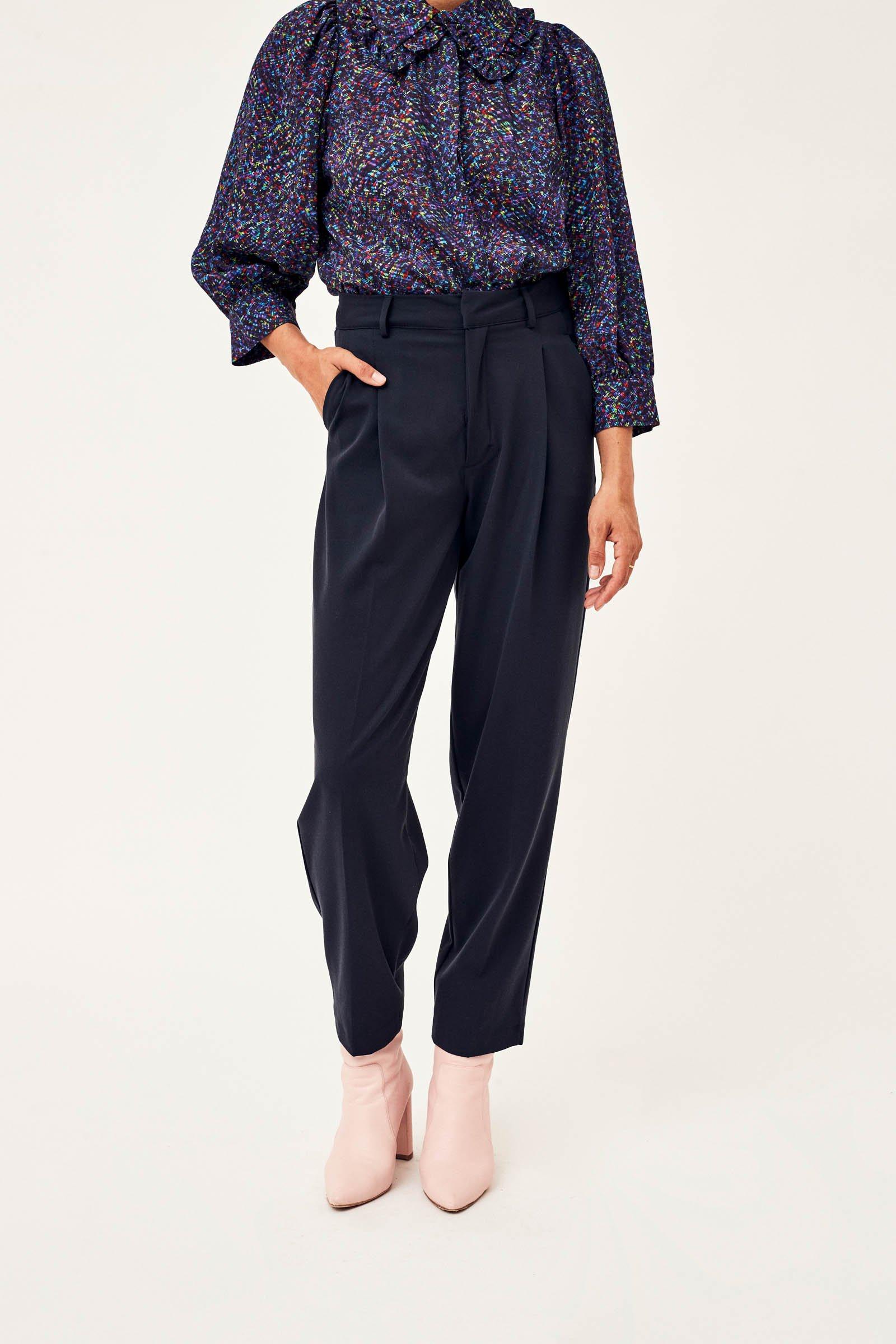 CKS Dames - LAHTI - ankle trousers - dark blue