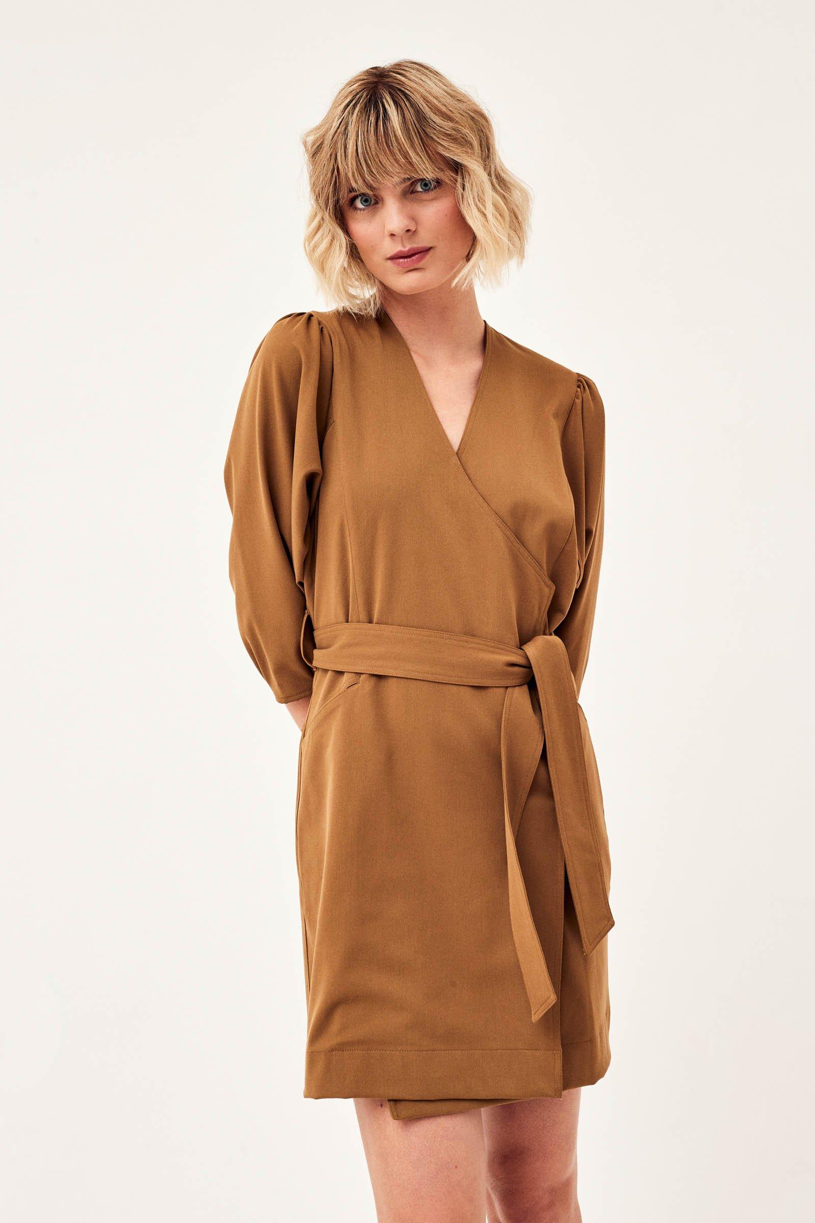 CKS Dames - CARMEN - korte jurk - khaki