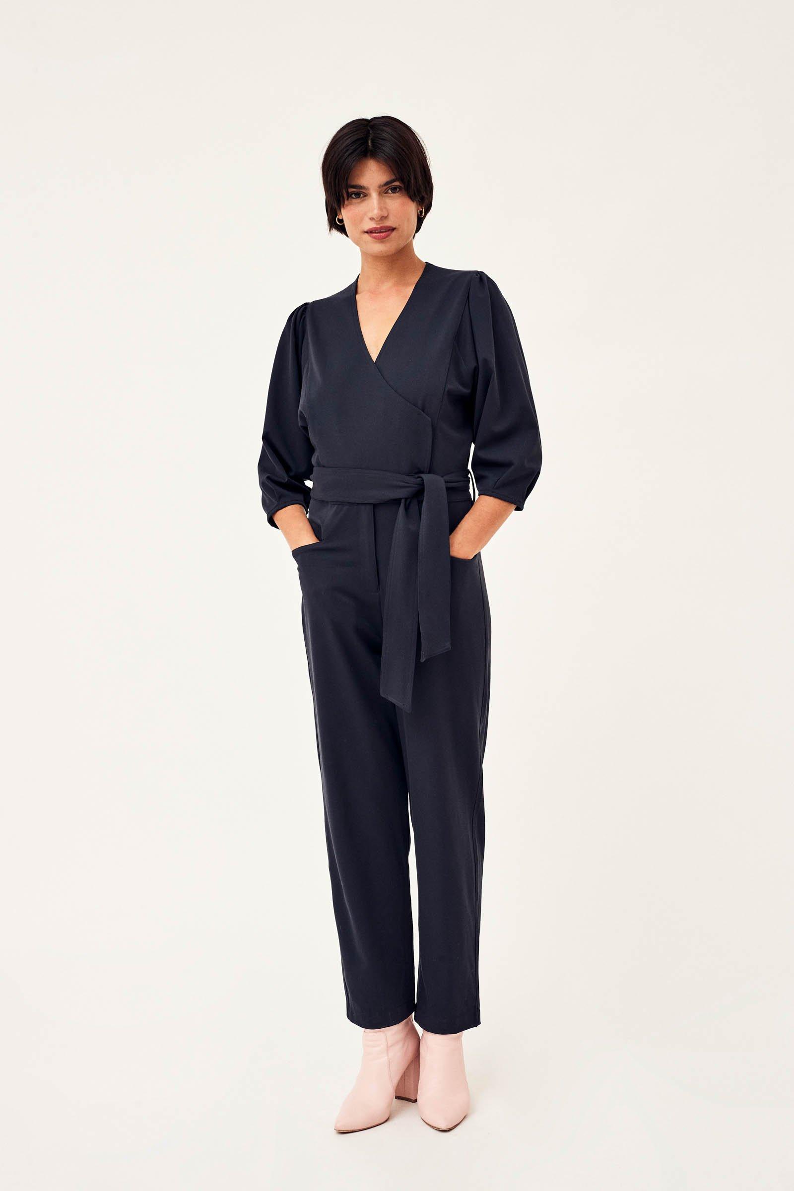 CKS Dames - CARLO - jumpsuit - donkerblauw