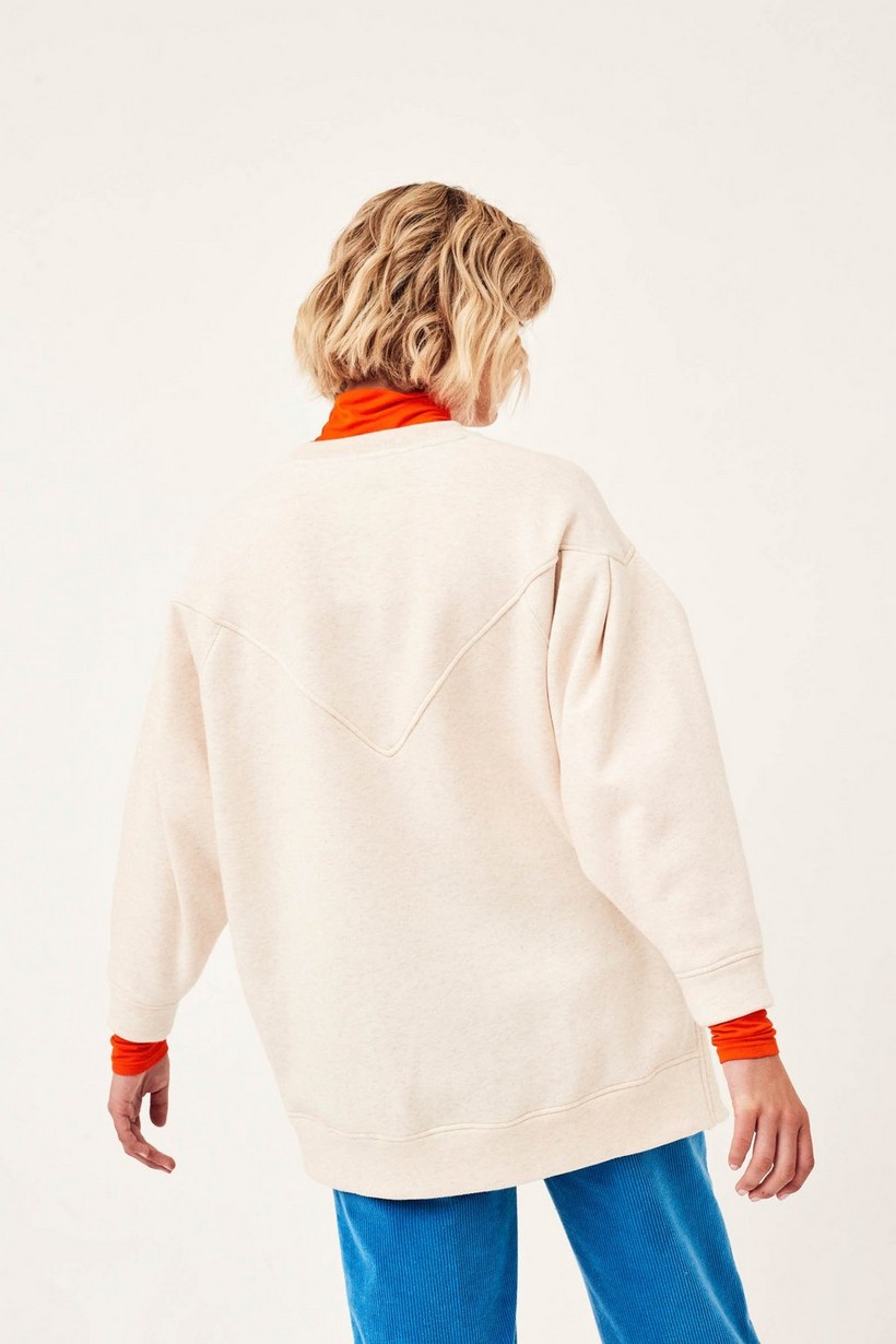 CKS Dames - ALEXA - sweater - lichtbeige