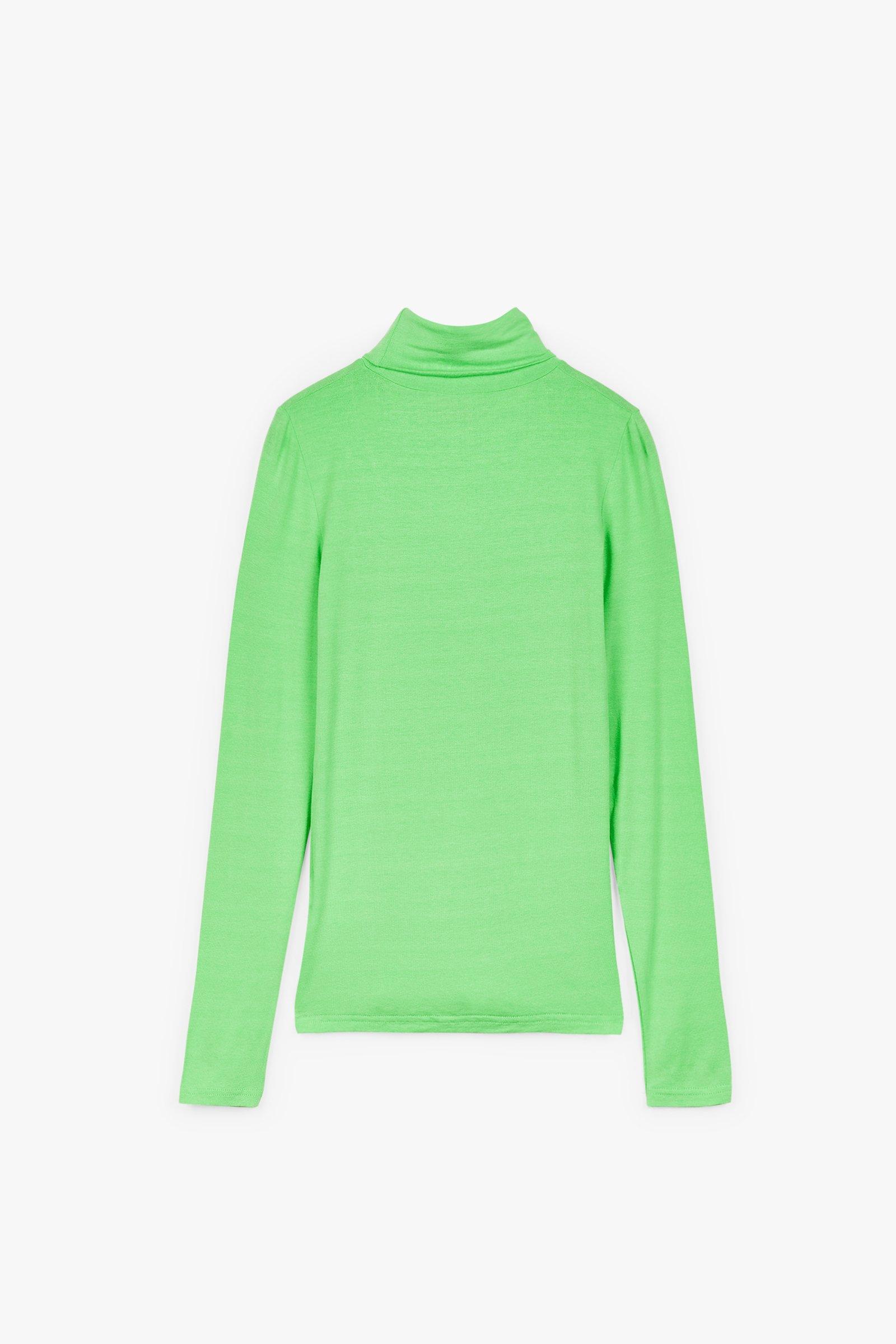 CKS Dames - IRISSA - turtleneck - lichtgroen
