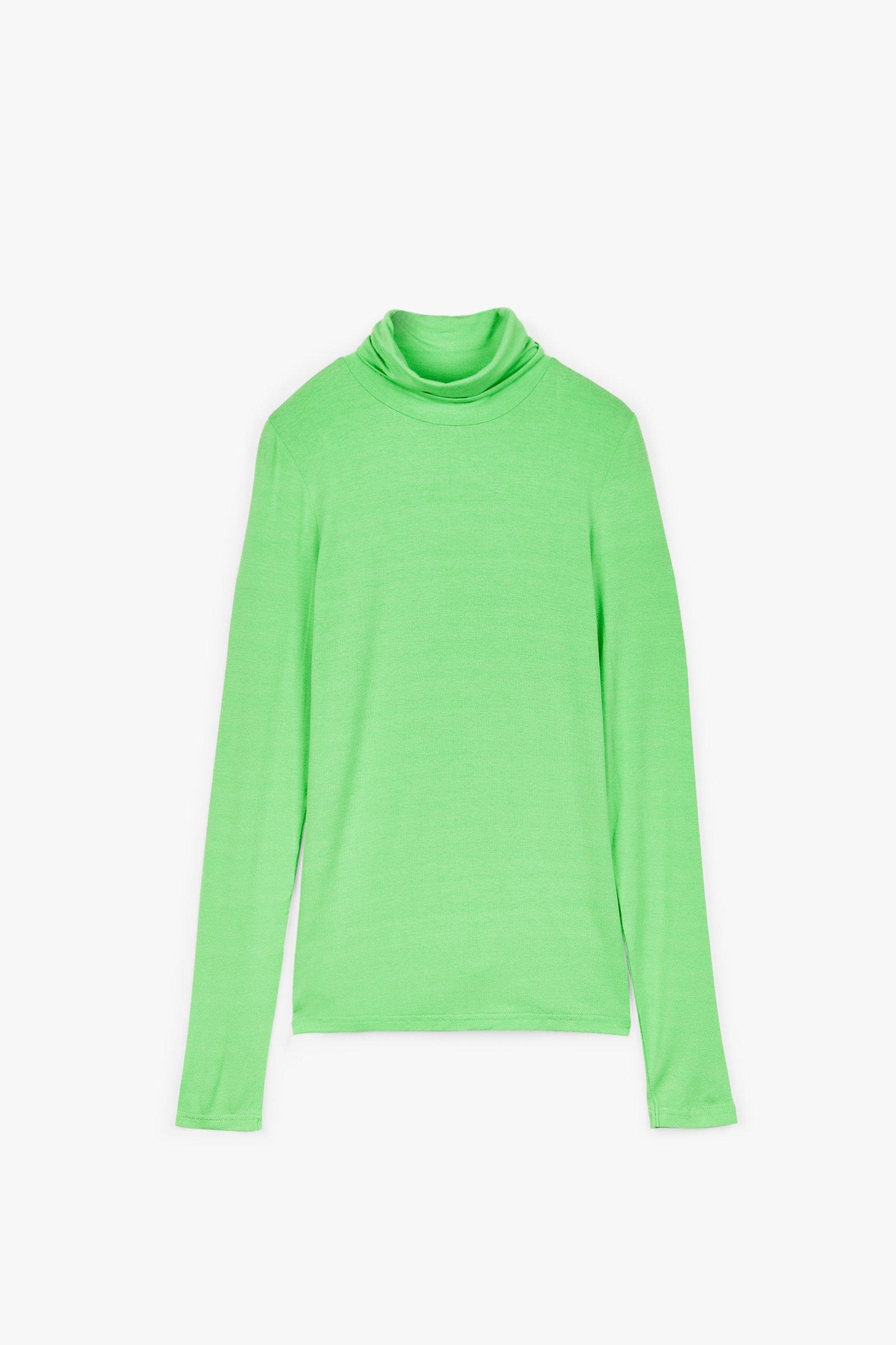 CKS Dames - IRISSA - turtleneck - lichtgroen