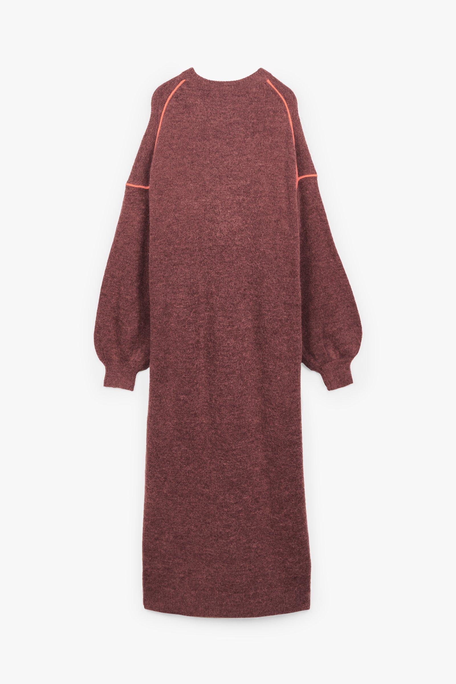 CKS Dames - PRELONG - robe midi - brun