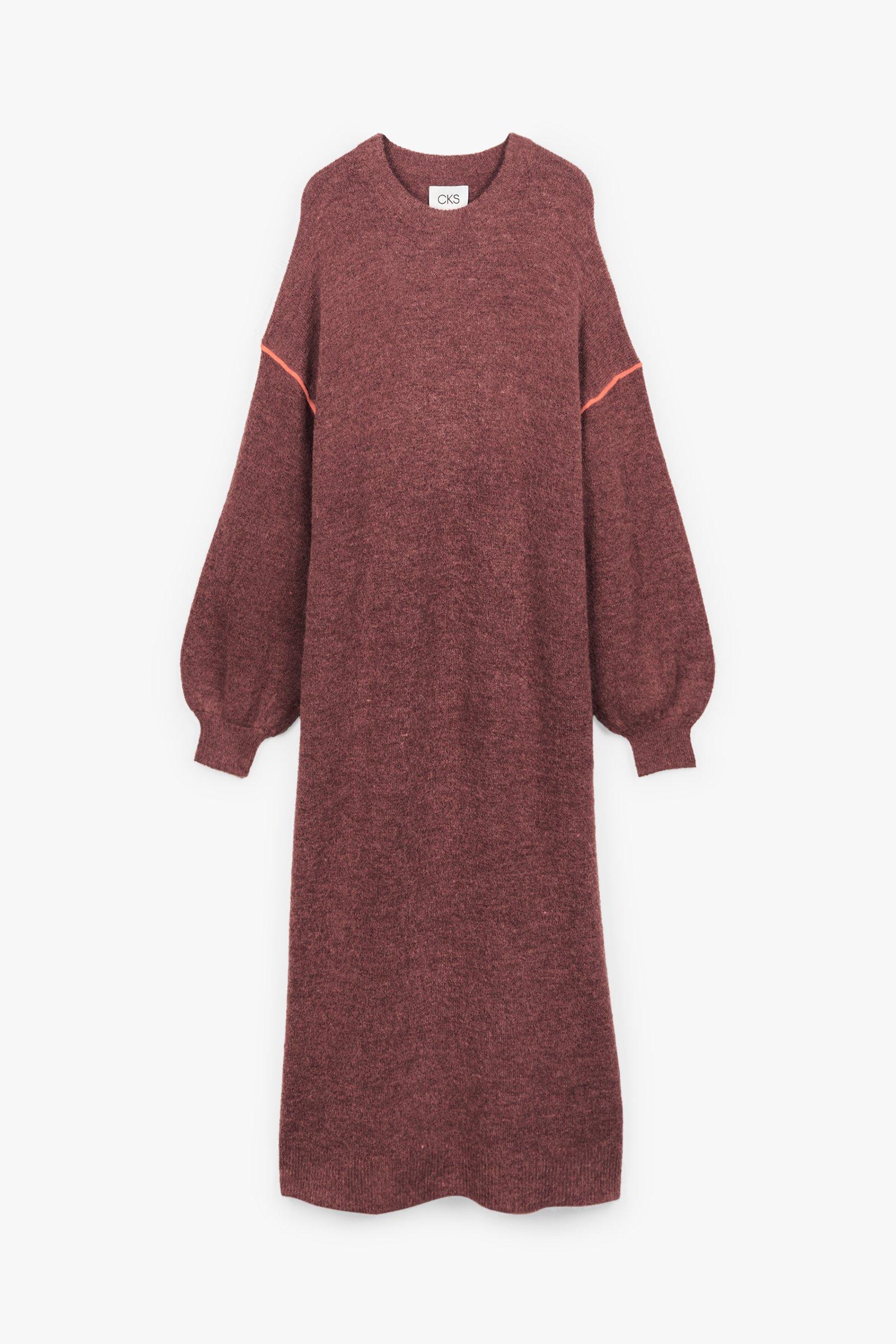 CKS Dames - PRELONG - midi dress - brown