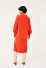 CKS Dames - PRELONG - robe midi - orange vif