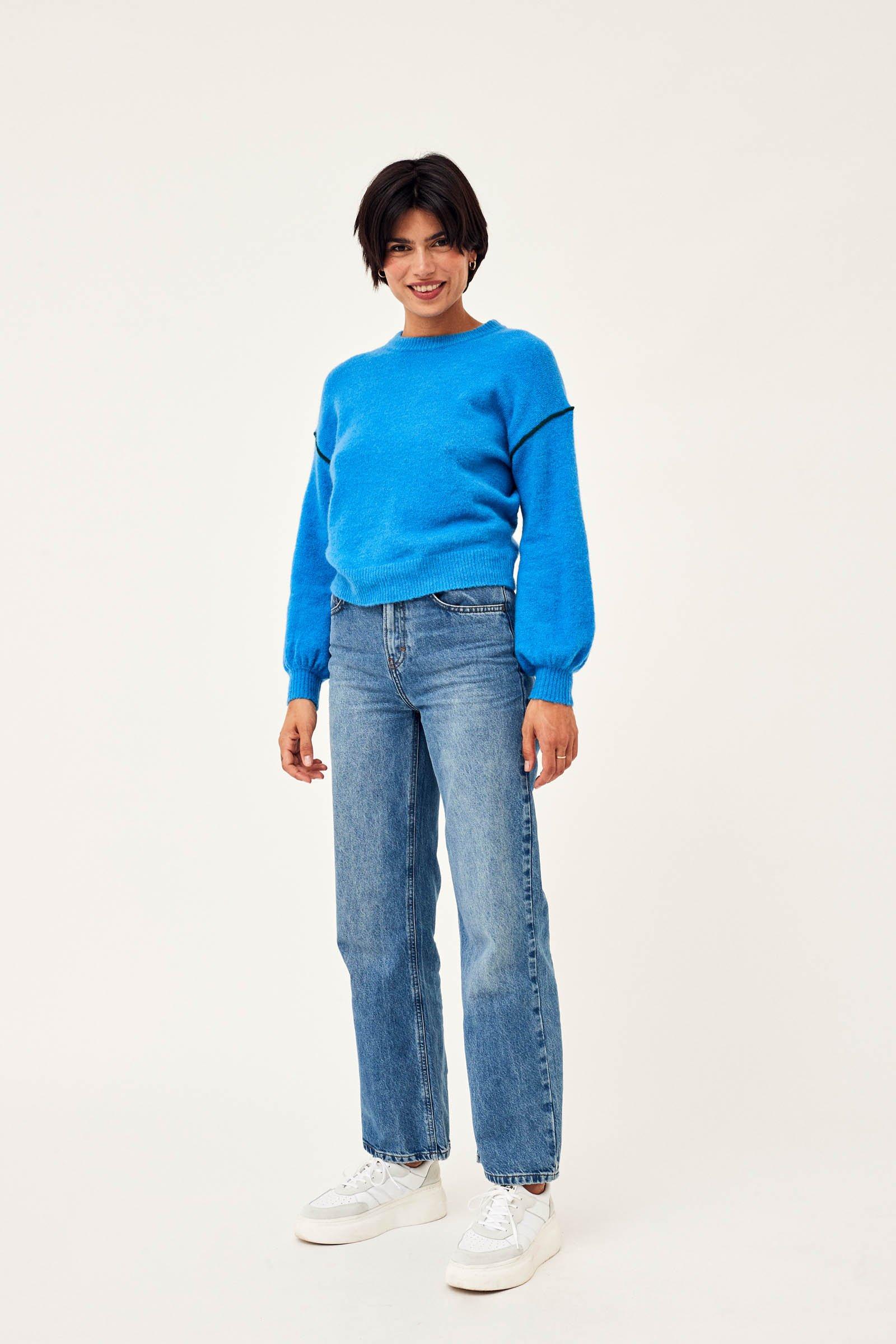 CKS Dames - PRELU - pullover - bleu