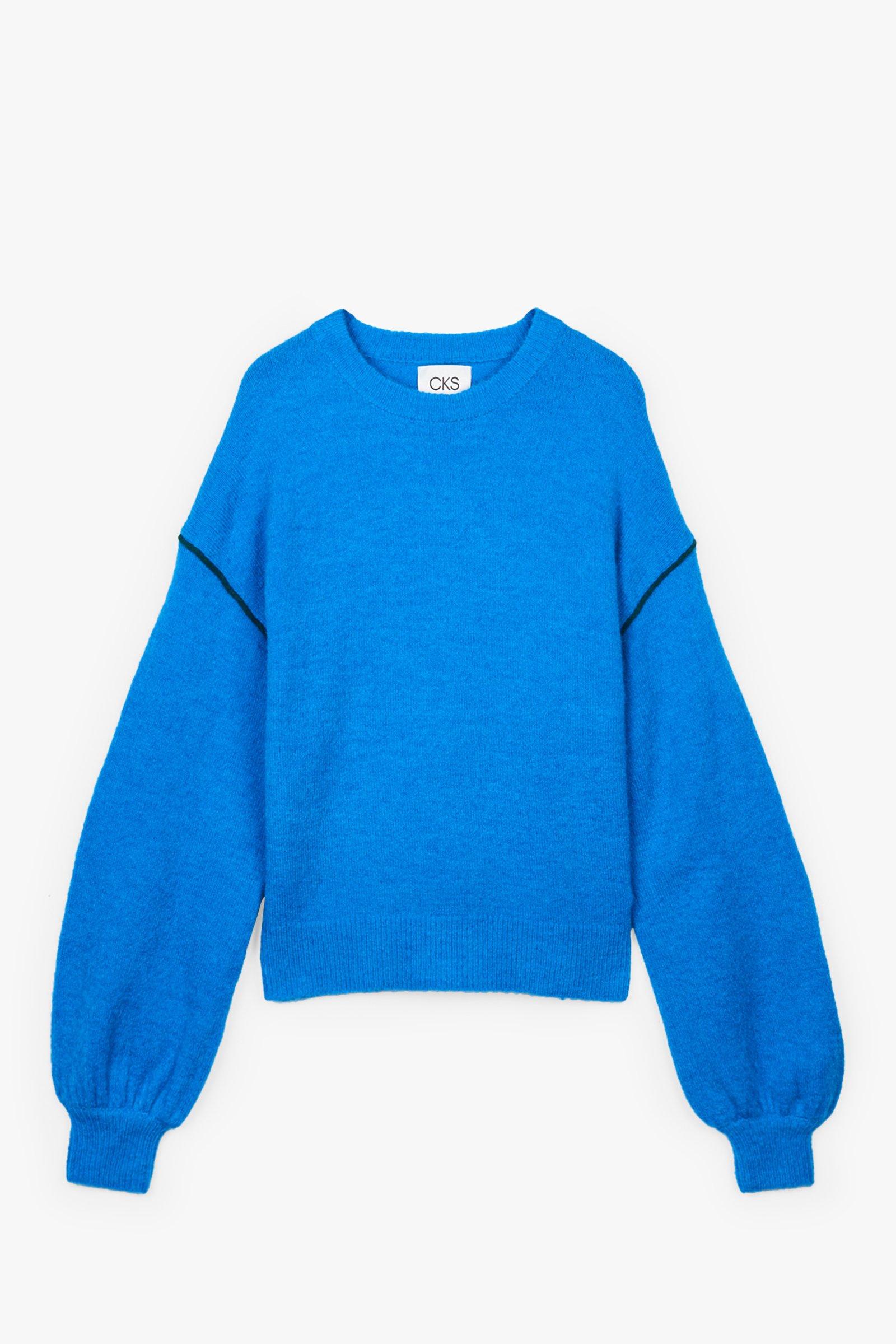 CKS Dames - PRELU - pullover - bleu