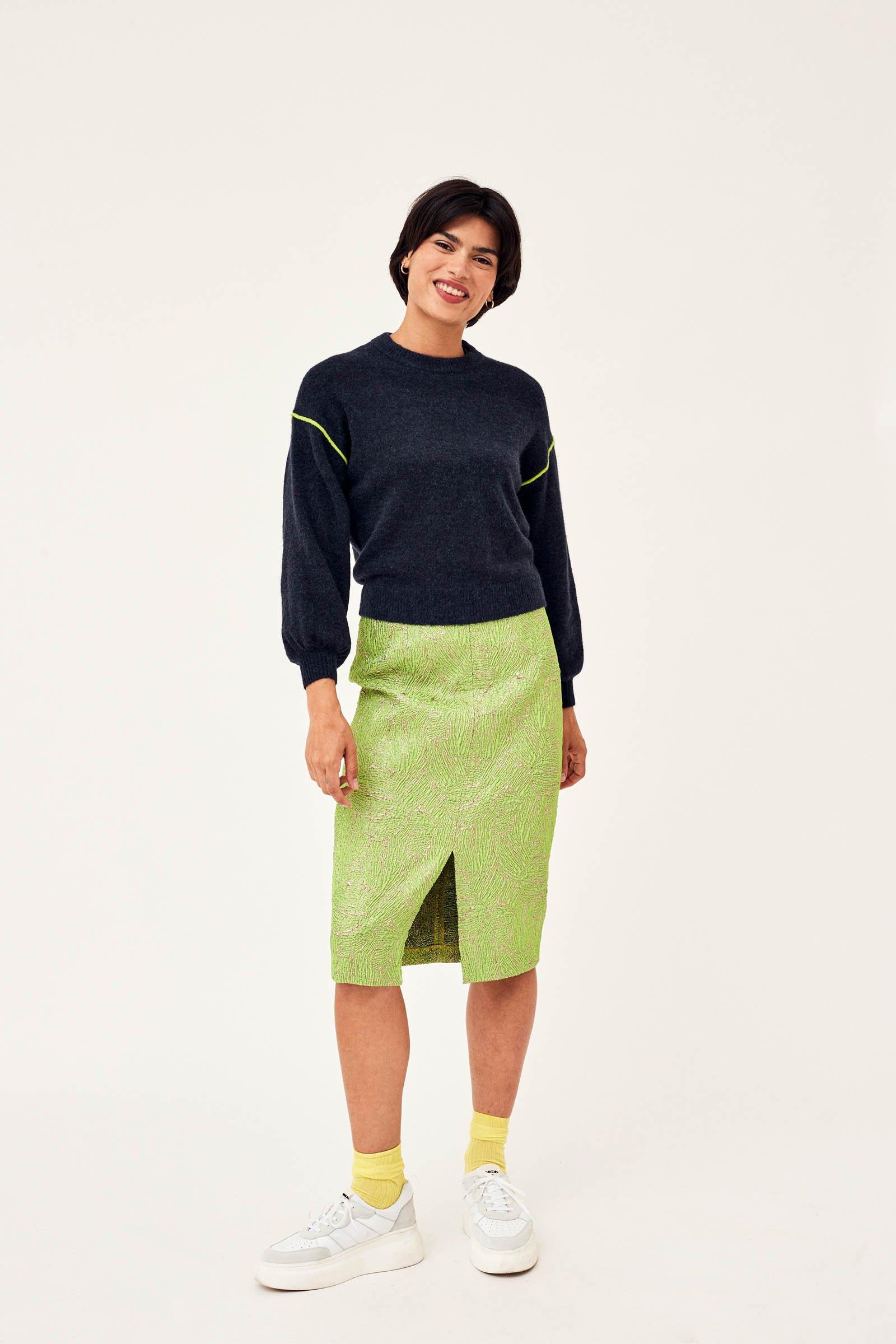 CKS Dames - PRELU - pullover - bleu foncé