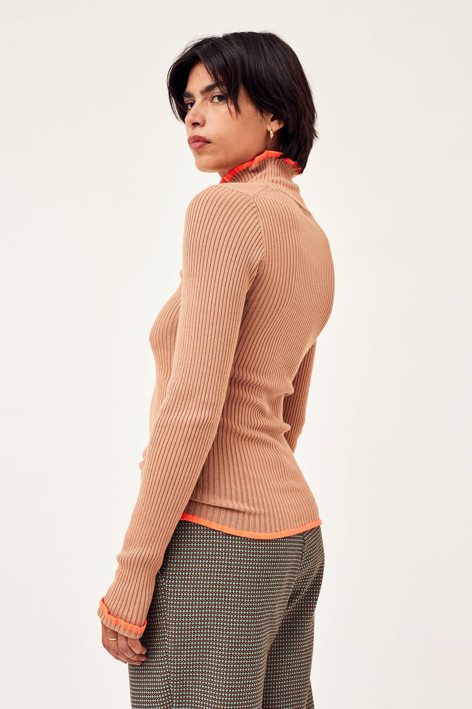 CKS Dames - GALANT - rollneck - dark green