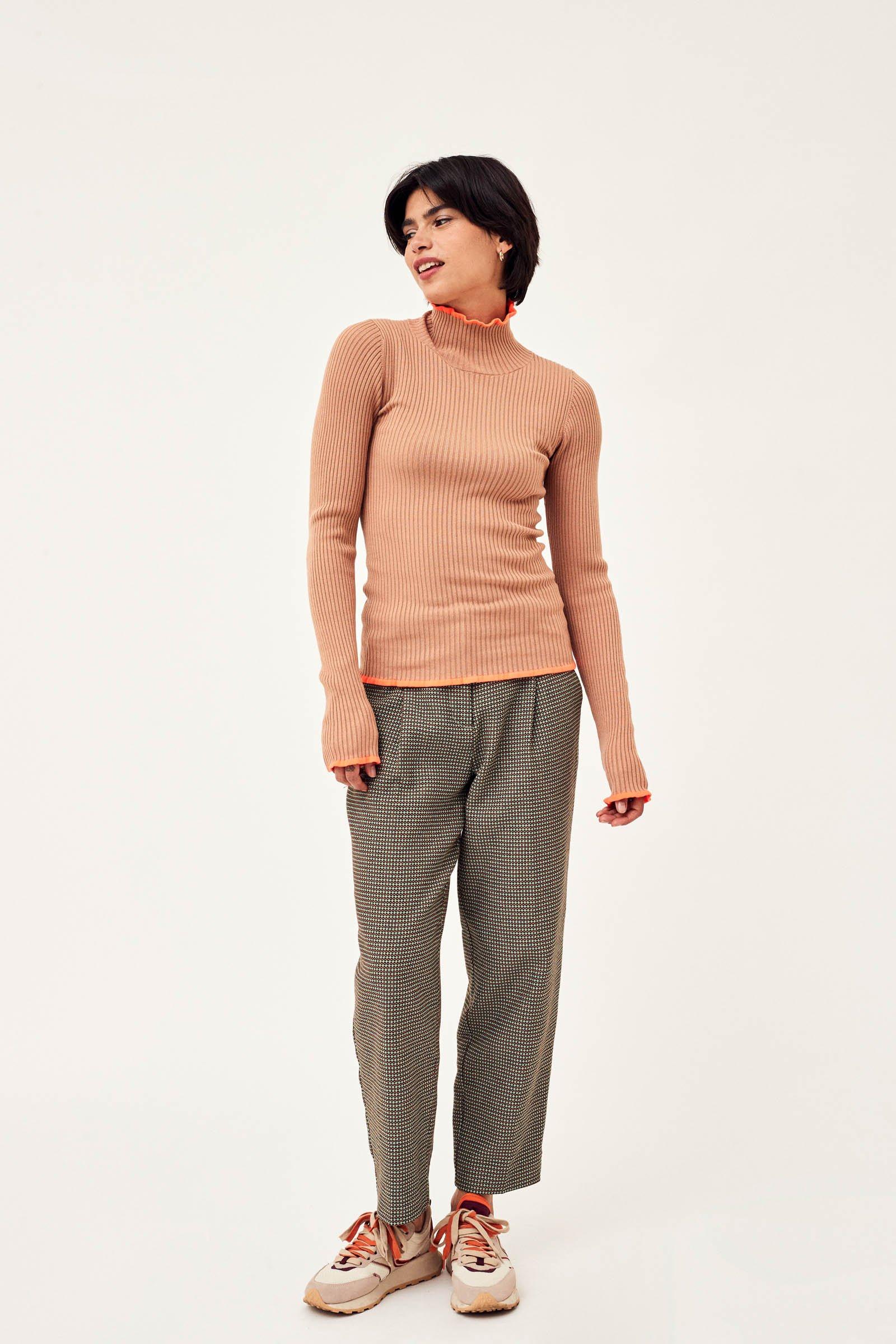 CKS Dames - GALANT - rollneck - dark green