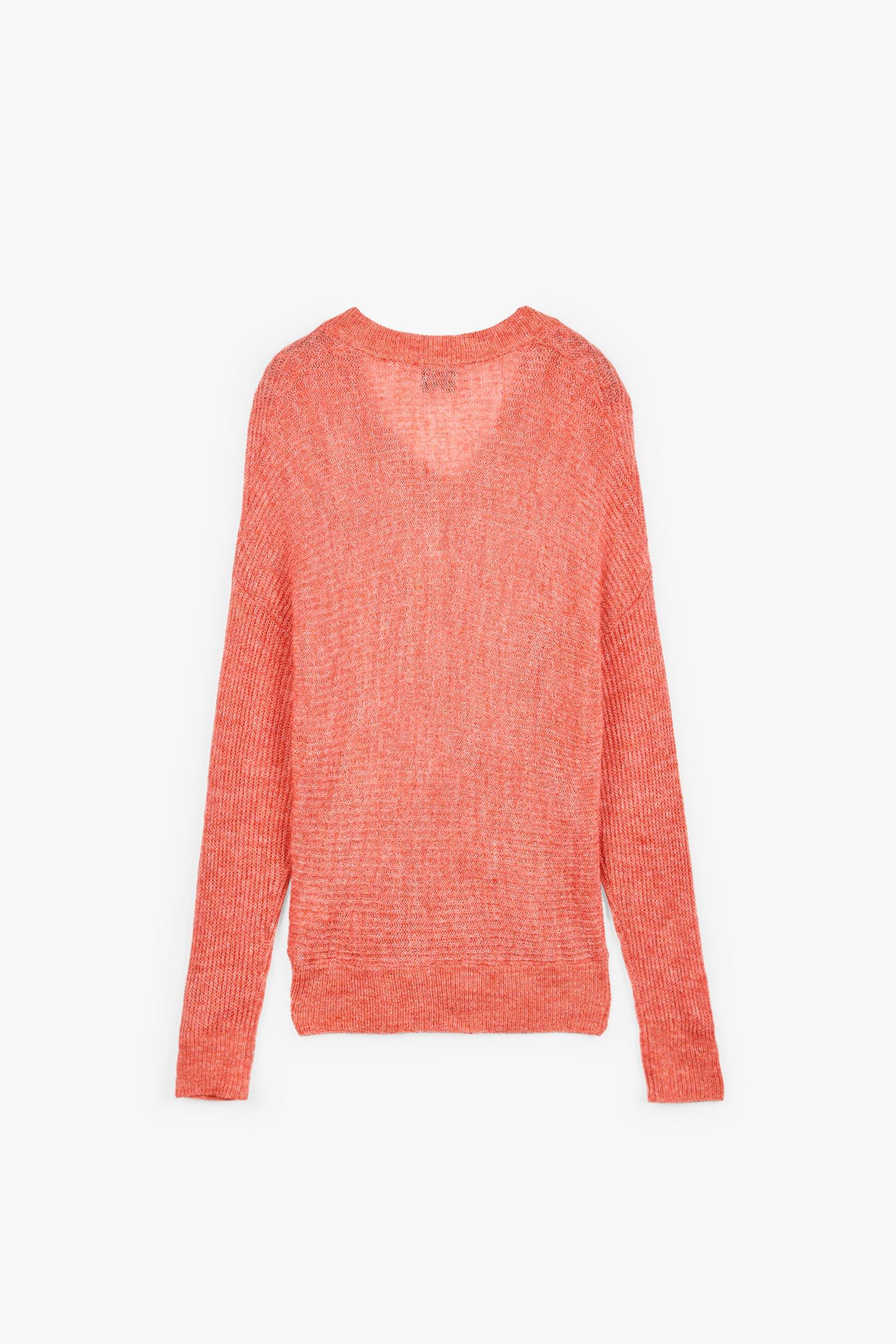 CKS Dames - PEVA - pullover - orange clair