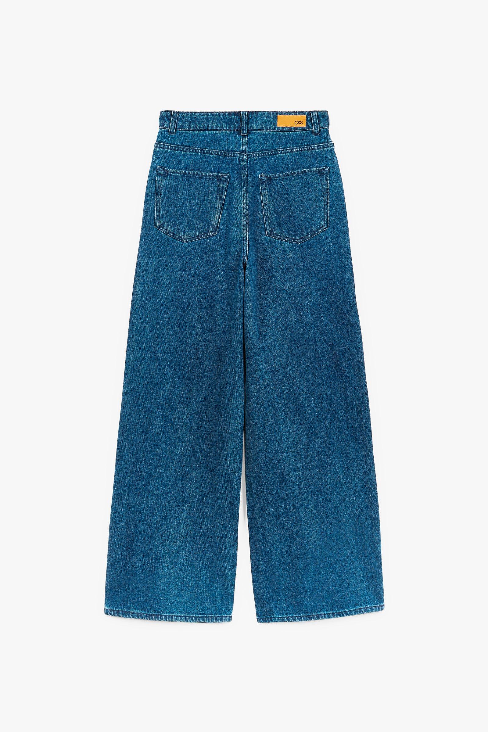 CKS Dames - PALAZZOLONG - long jeans - dark blue