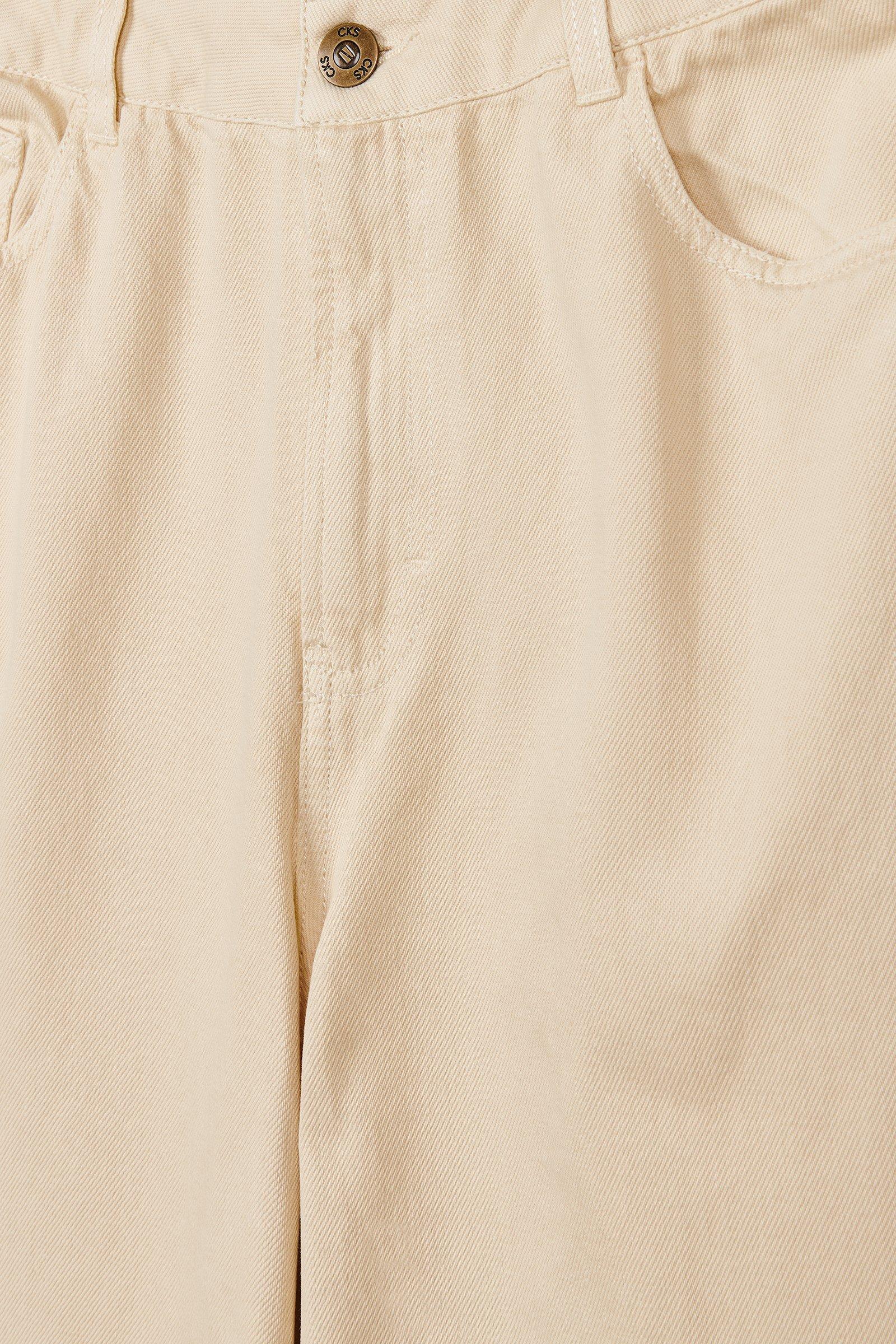 CKS Dames - PALAZZOLONG - jeans longs - blanc