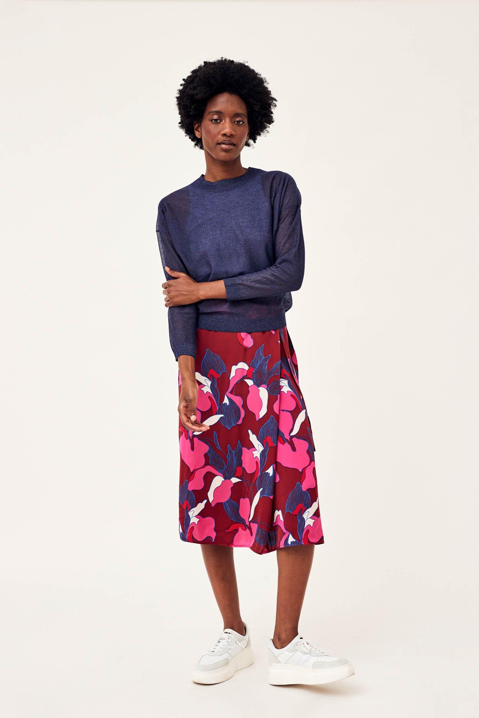 CKS Dames - GUMBAL - pullover - bleu foncé