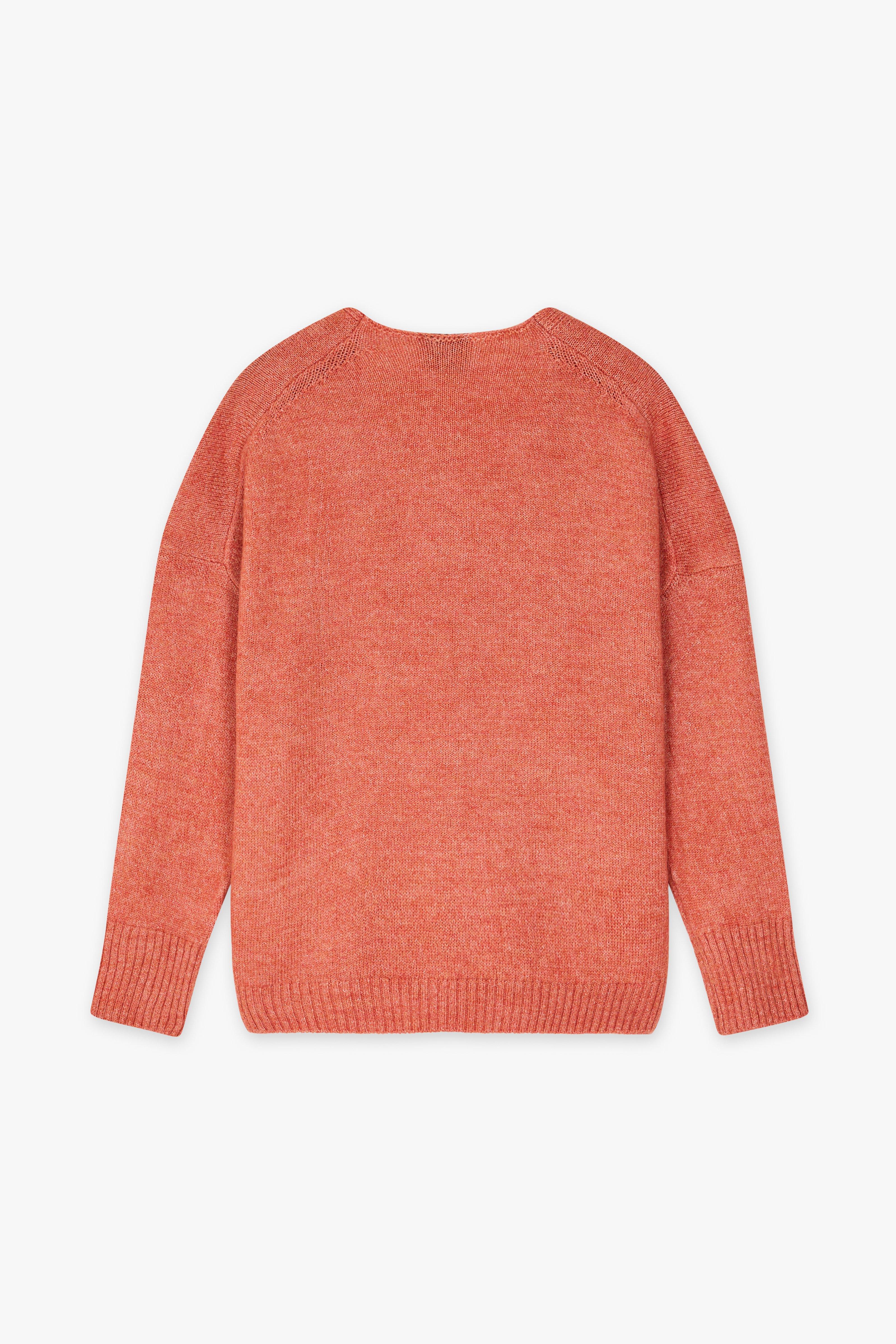 CKS Dames - GRADO - Pullover - Dunkelorange
