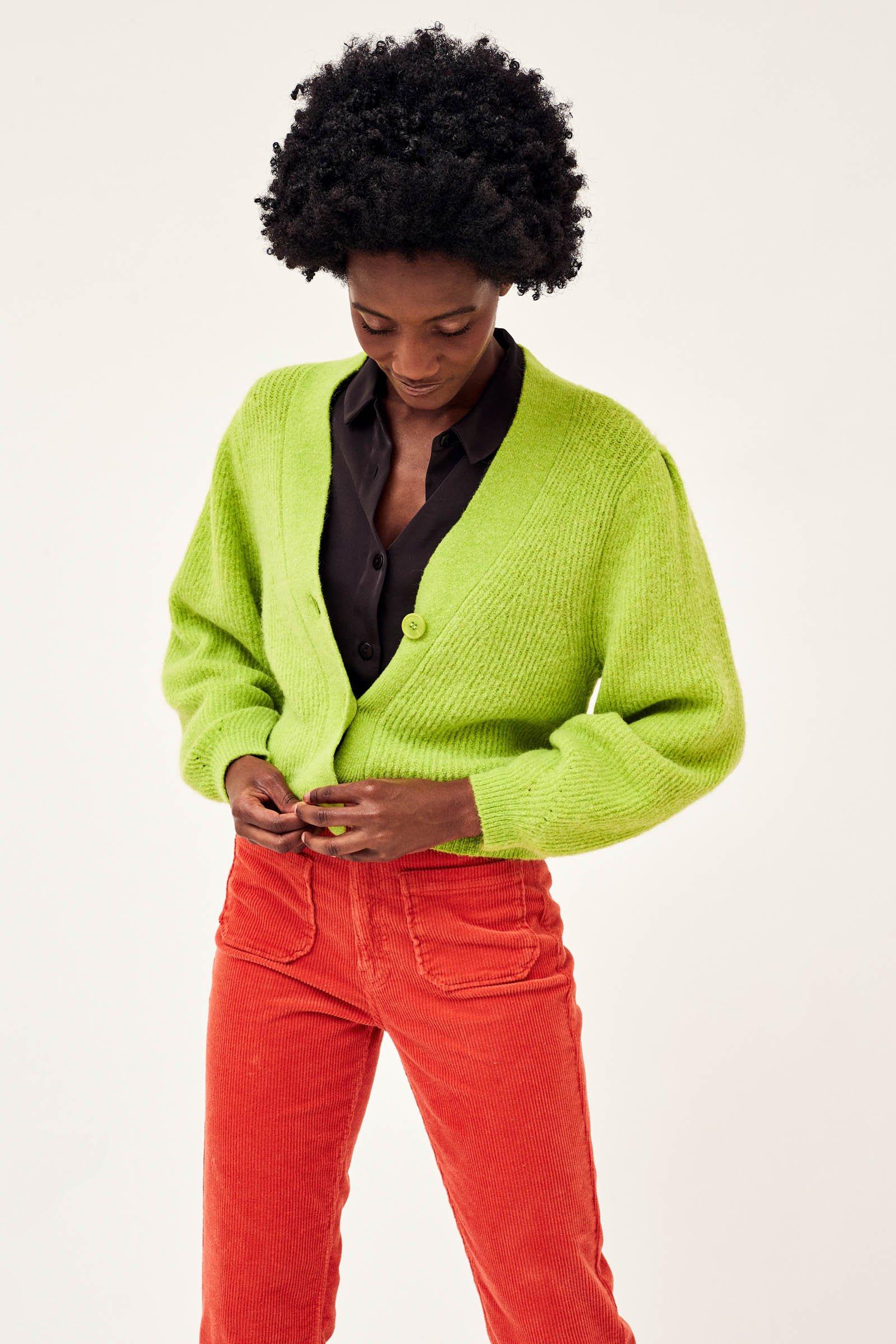 CKS Dames - LOUKALONG - cardigan - vert clair