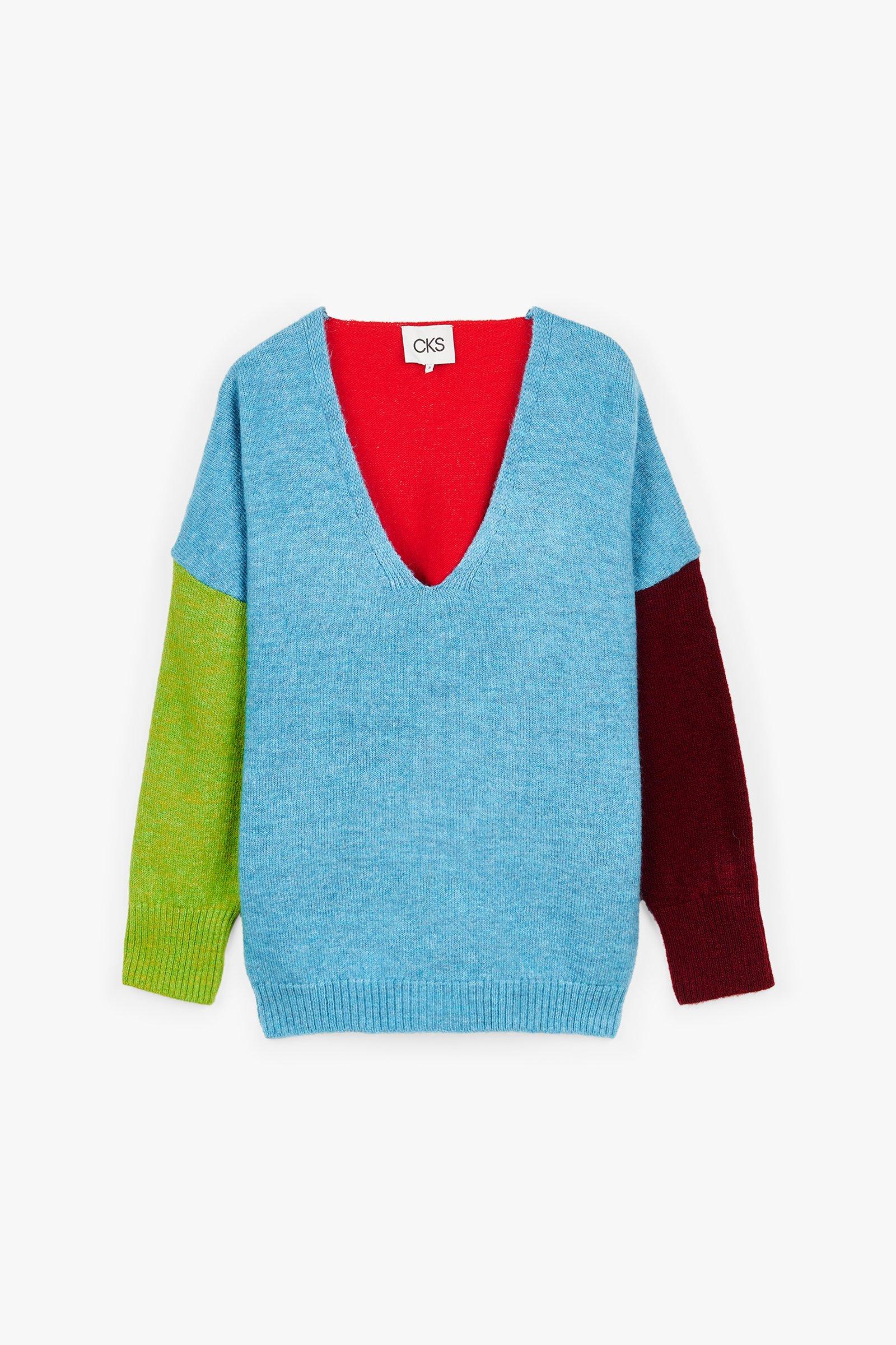 CKS Dames - GRANDE - pullover - blue