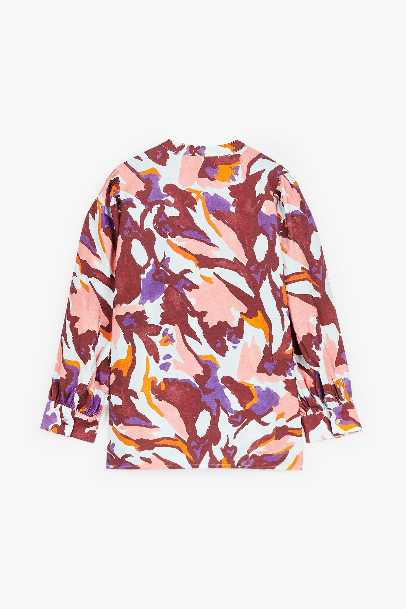 CKS Dames - MICKEY - blouse korte mouwen - blauw