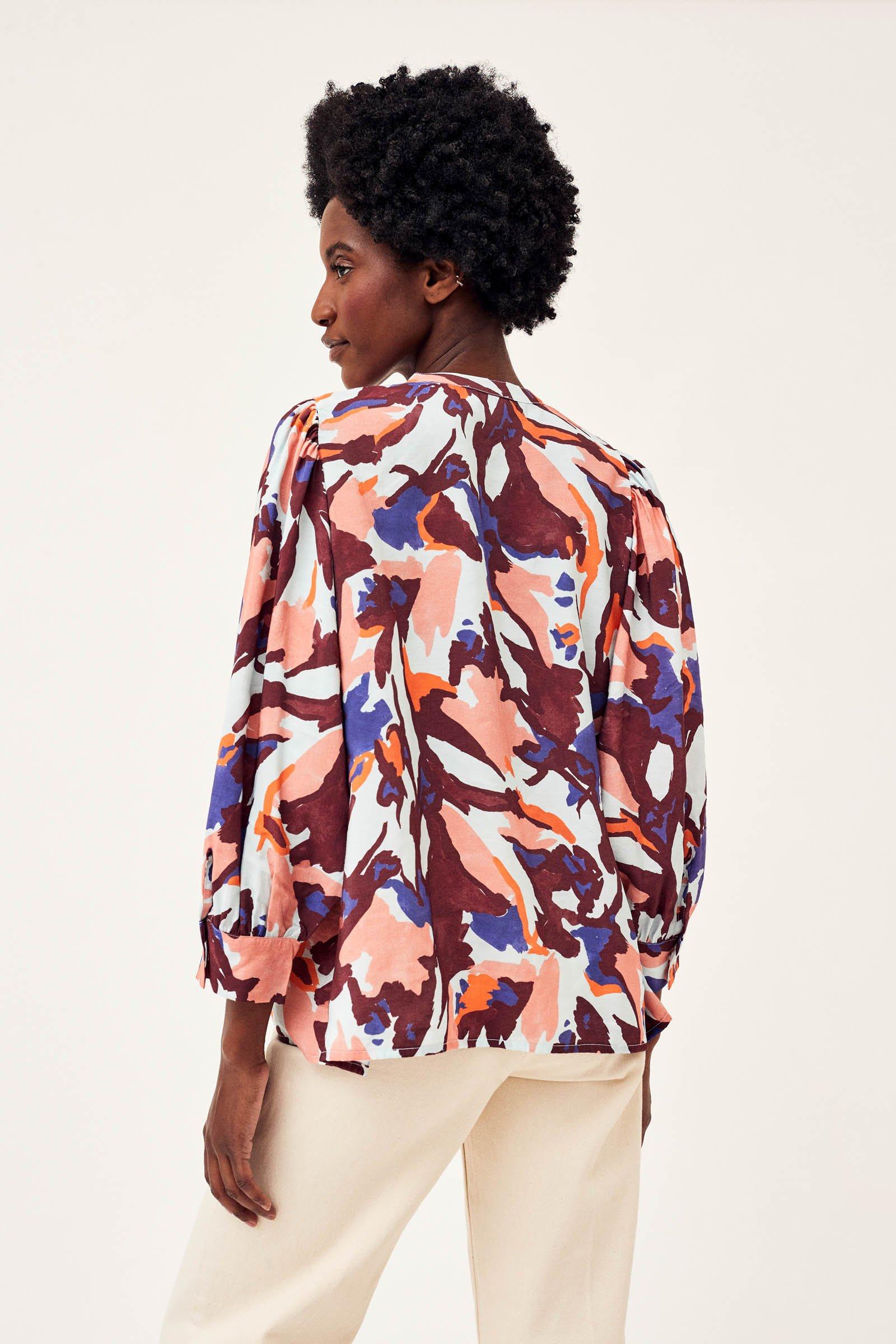 CKS Dames - MICKEY - blouse short sleeves - blue