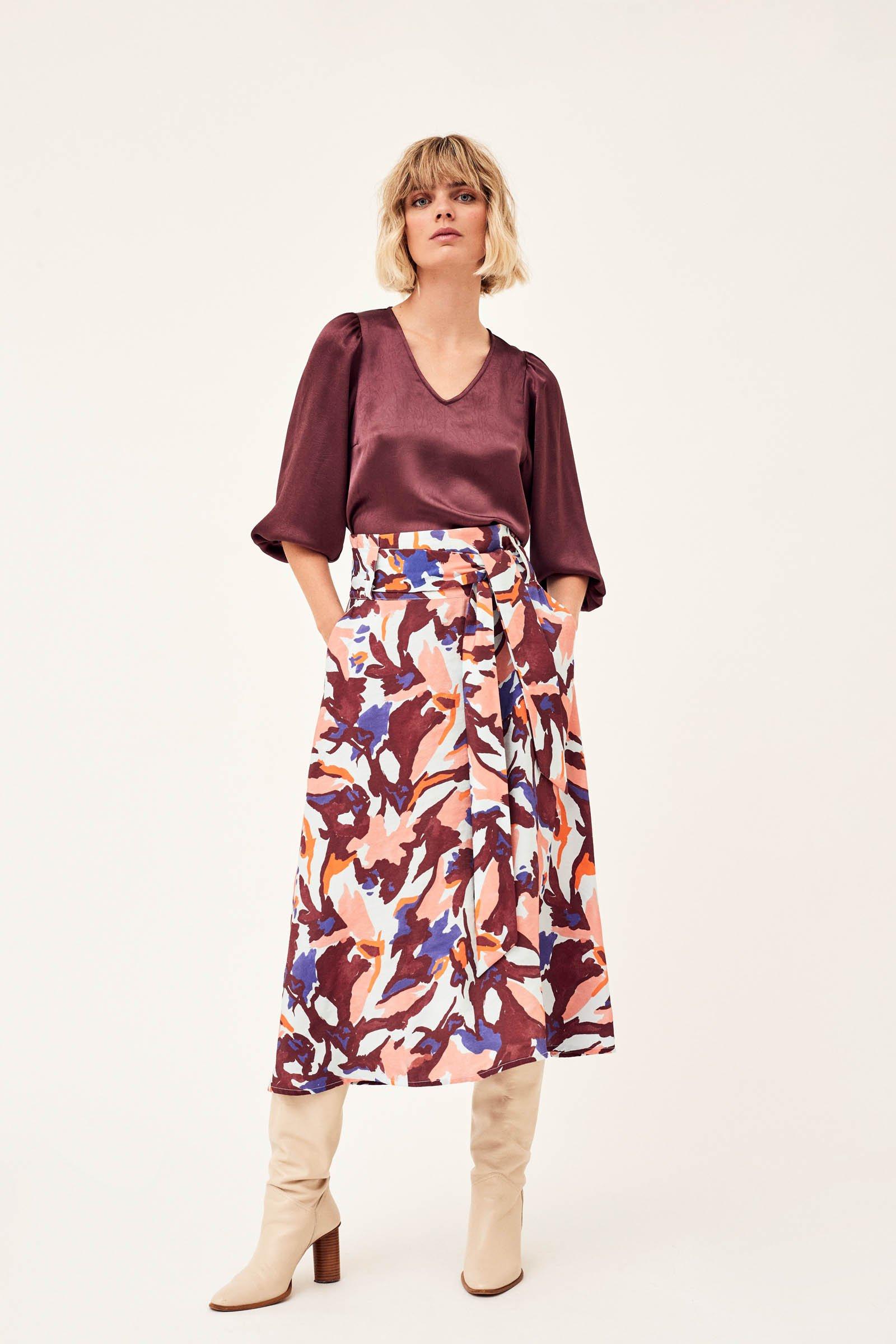 CKS Dames - SAWINA - midirok - blauw