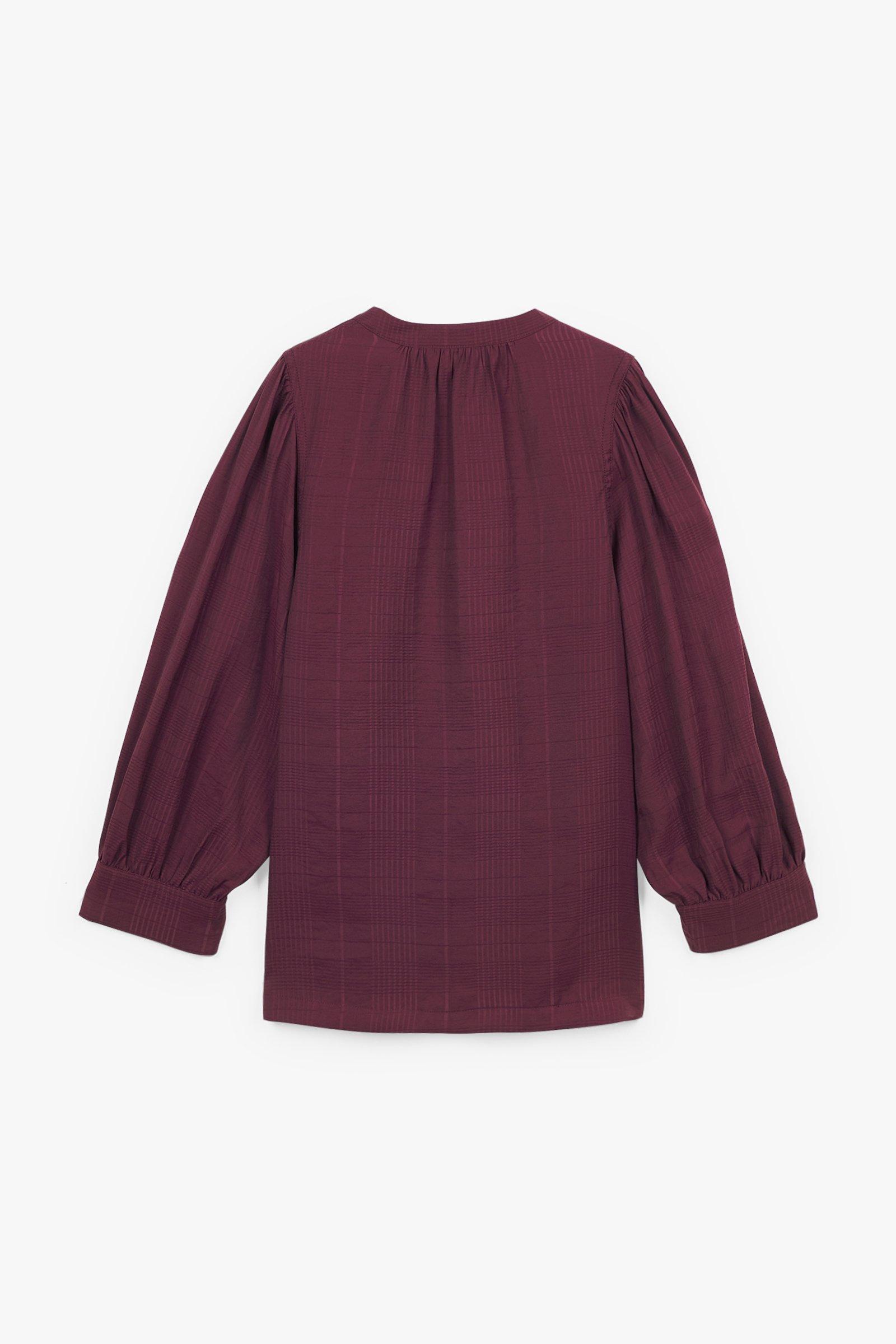 CKS Dames - WAVY - blouse korte mouwen - rood
